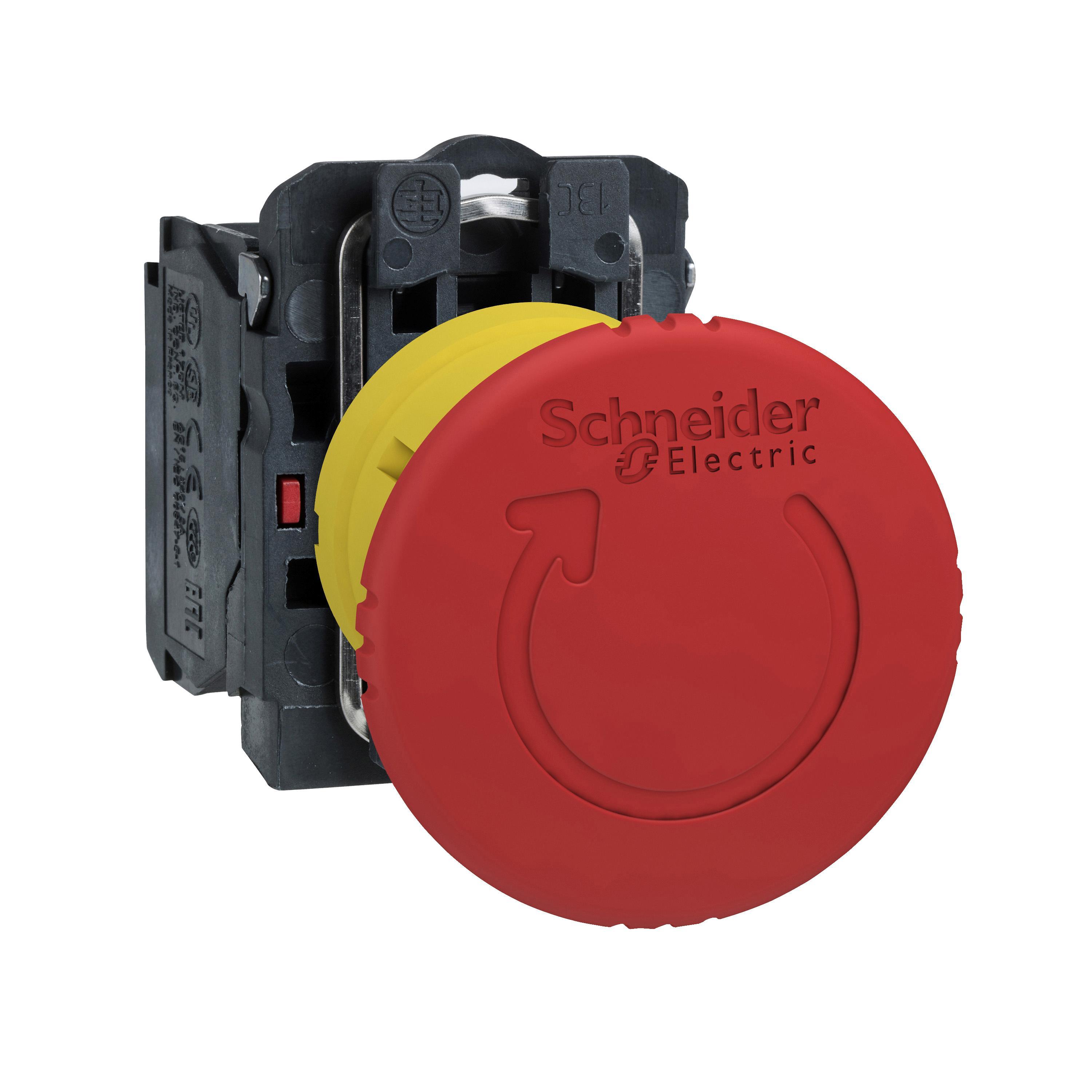 Schneider Electric XB5AS8442 Non-Illuminated Pushbuttons