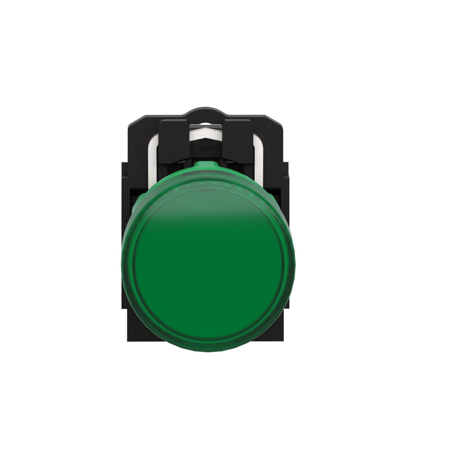 Schneider Electric Harmony™ Square D™ XB5AVB3 Complete Pilot Light, 24 V DC, Plain Lens, Panel Mount