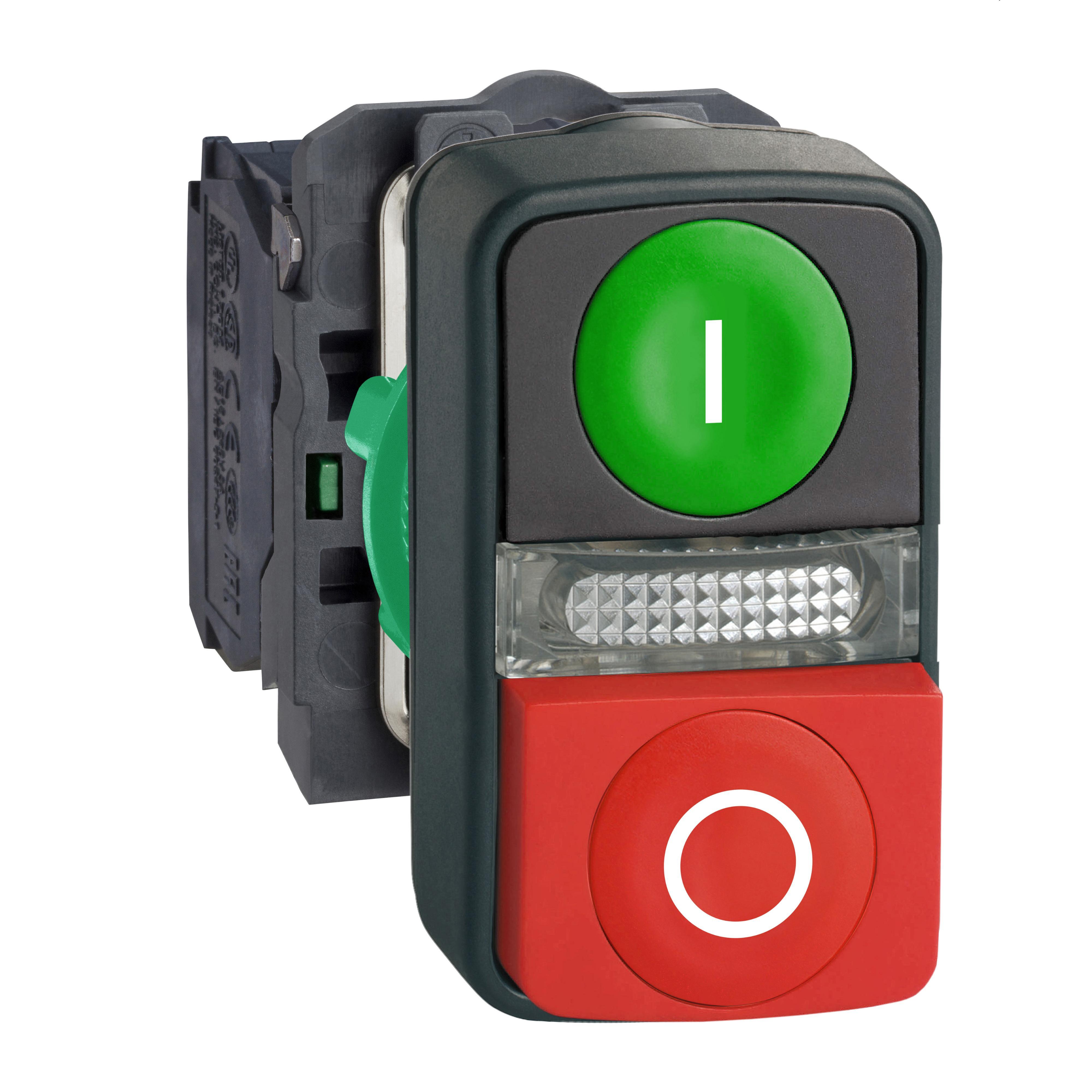 Schneider Electric XB5AW73731B5 Illuminated Pushbuttons
