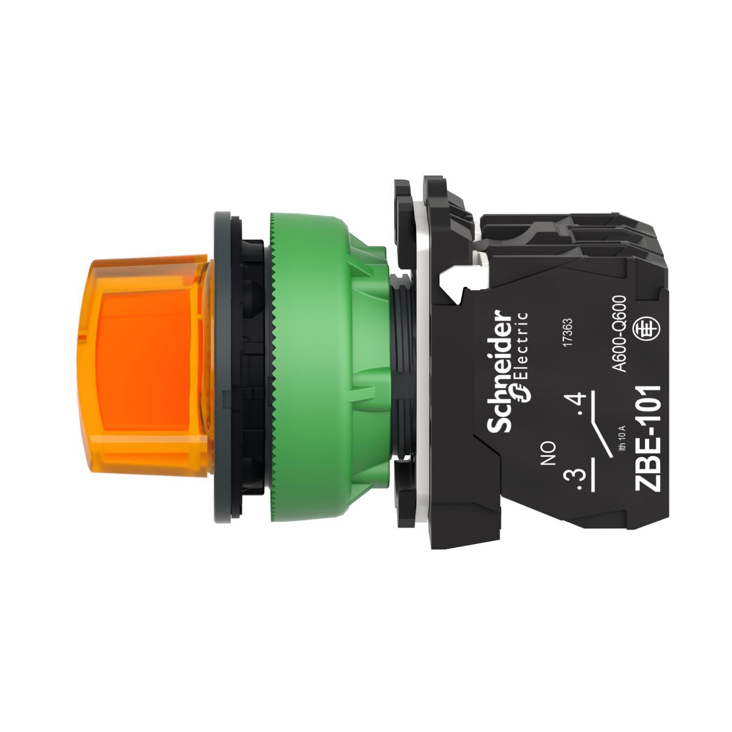 Schneider Electric XB5FK125G5 Illuminated Selector Switches