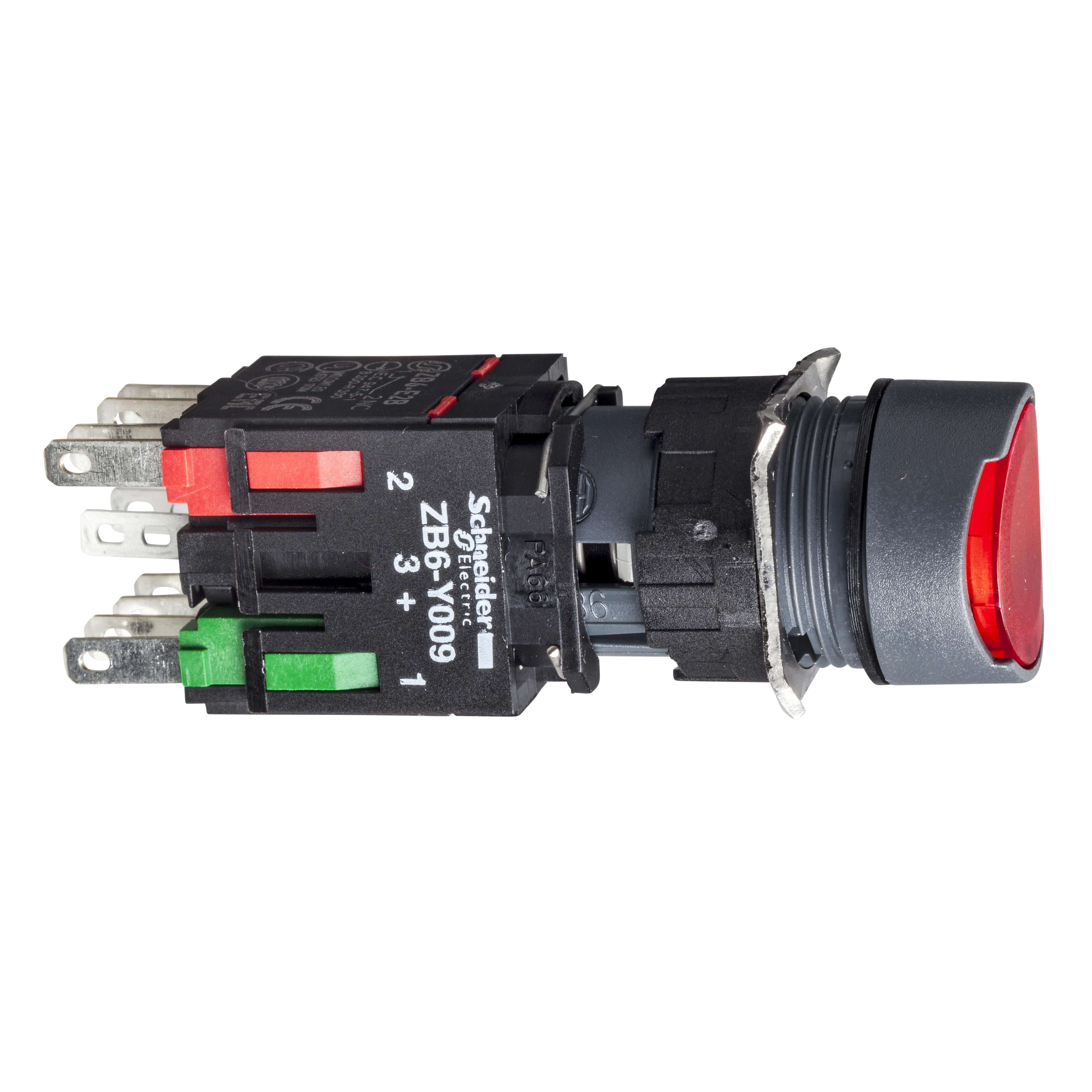 Schneider Electric XB6AW4B5B Illuminated Pushbuttons