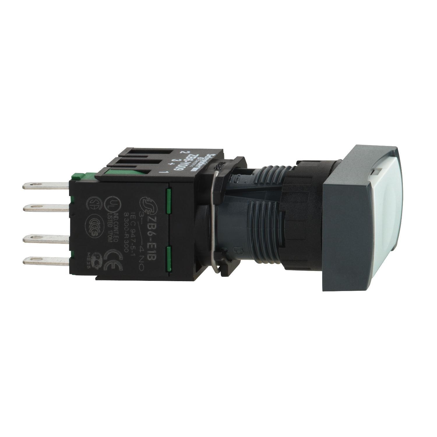 Schneider Electric XB6DA11B Non-Illuminated Pushbuttons
