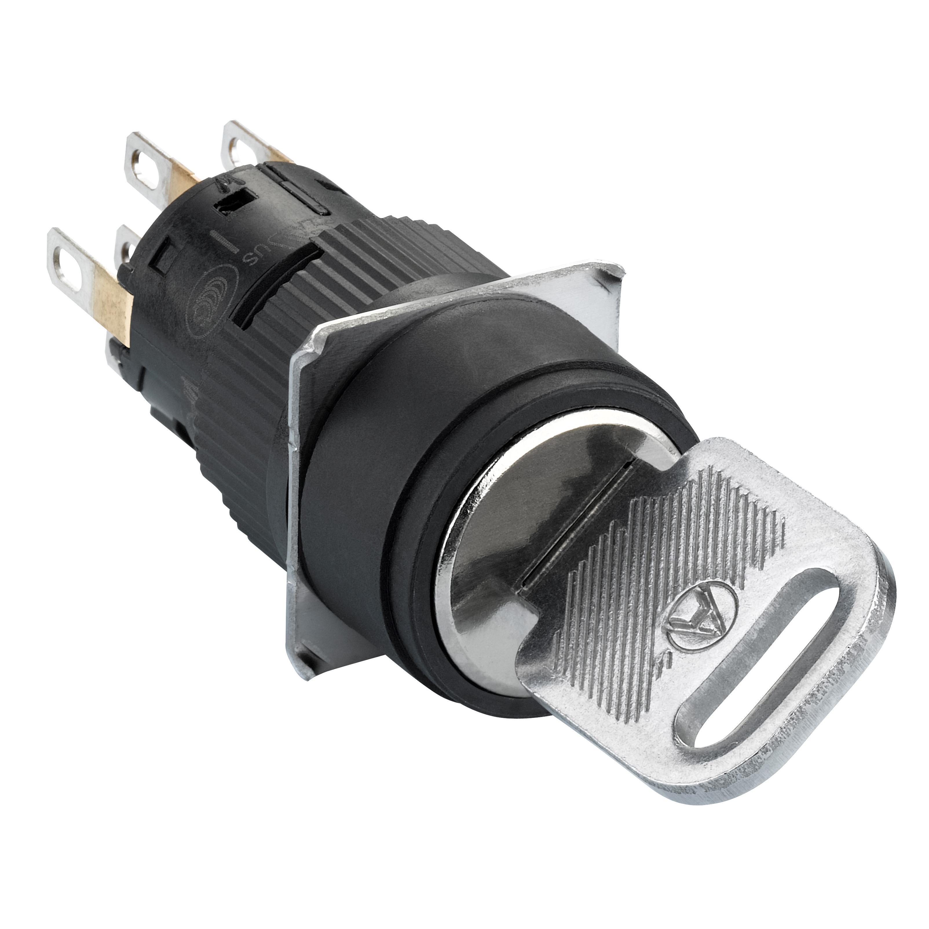 Schneider Electric XB6EAG232P Non-Illuminated Twist/Key Release Switches