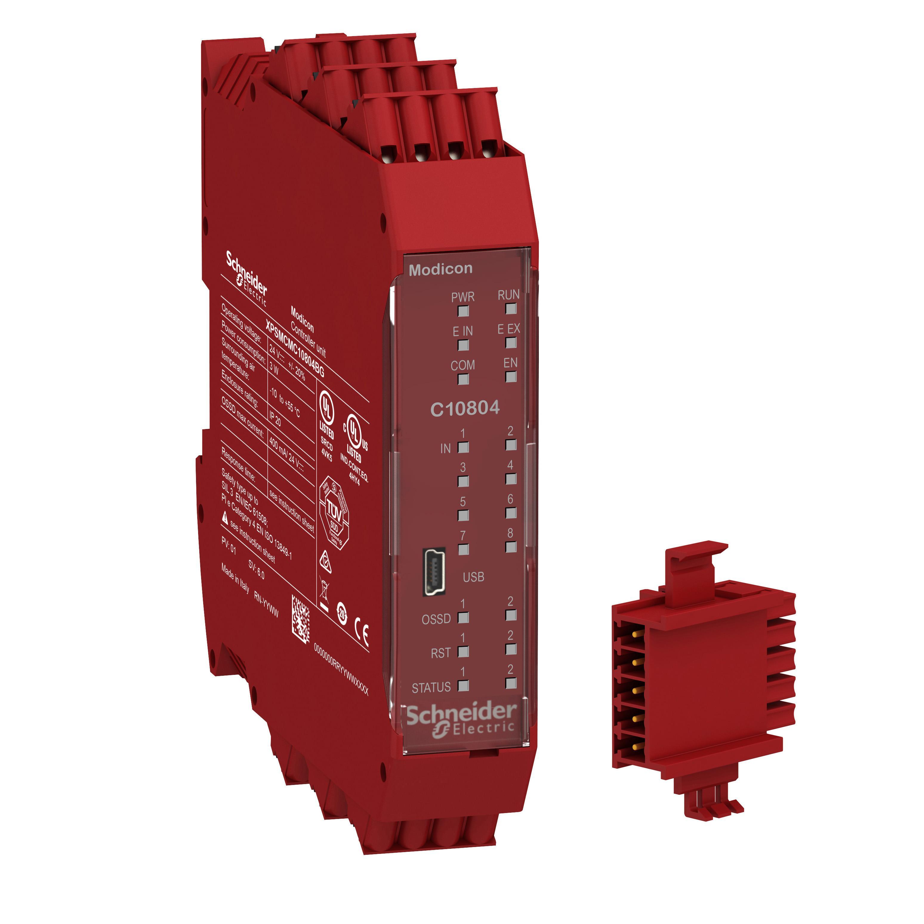 Schneider Electric XPSMCMC10804BG Safety Control Modules