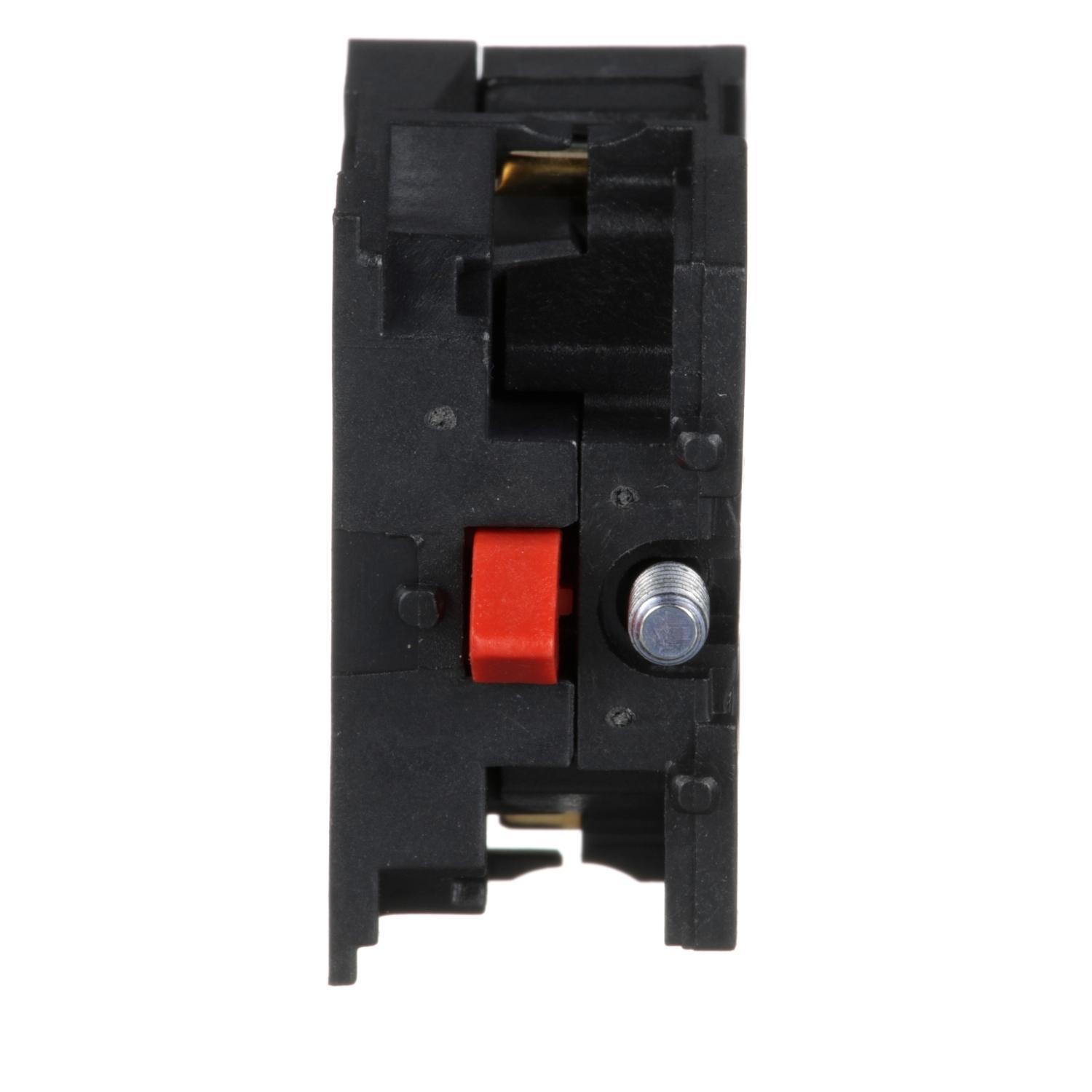 Schneider Electric ZB2BE102 1-Pole Single Contact Block, 1NC Contact, 10 A at 600 V AC/DC Contact