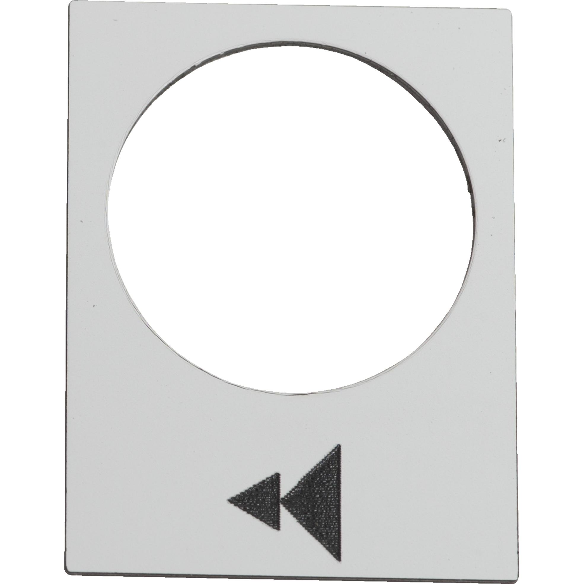 Schneider Electric ZB2BY4903 Pushbutton & Switch Legend Plates