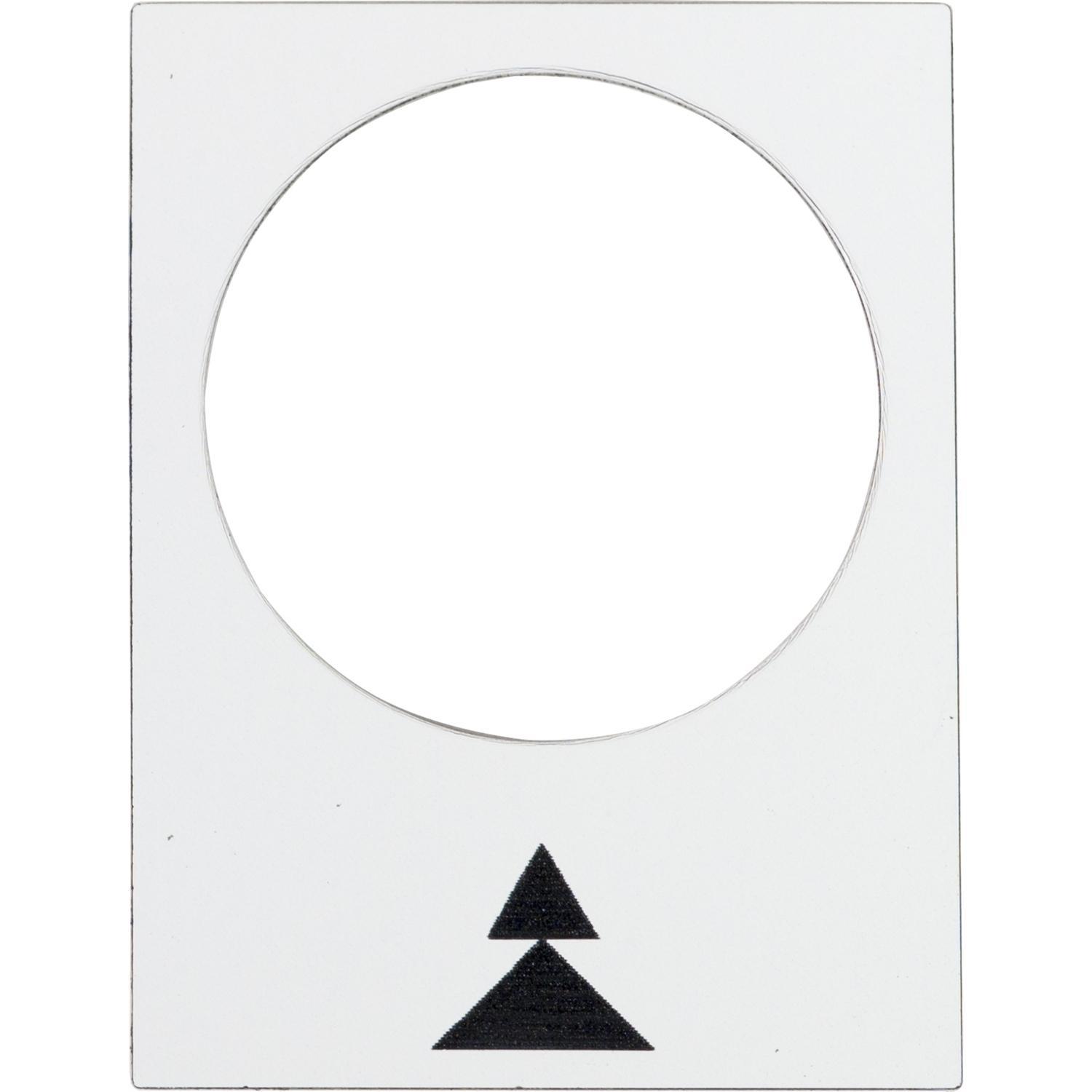 Schneider Electric ZB2BY4909 Pushbutton & Switch Legend Plates