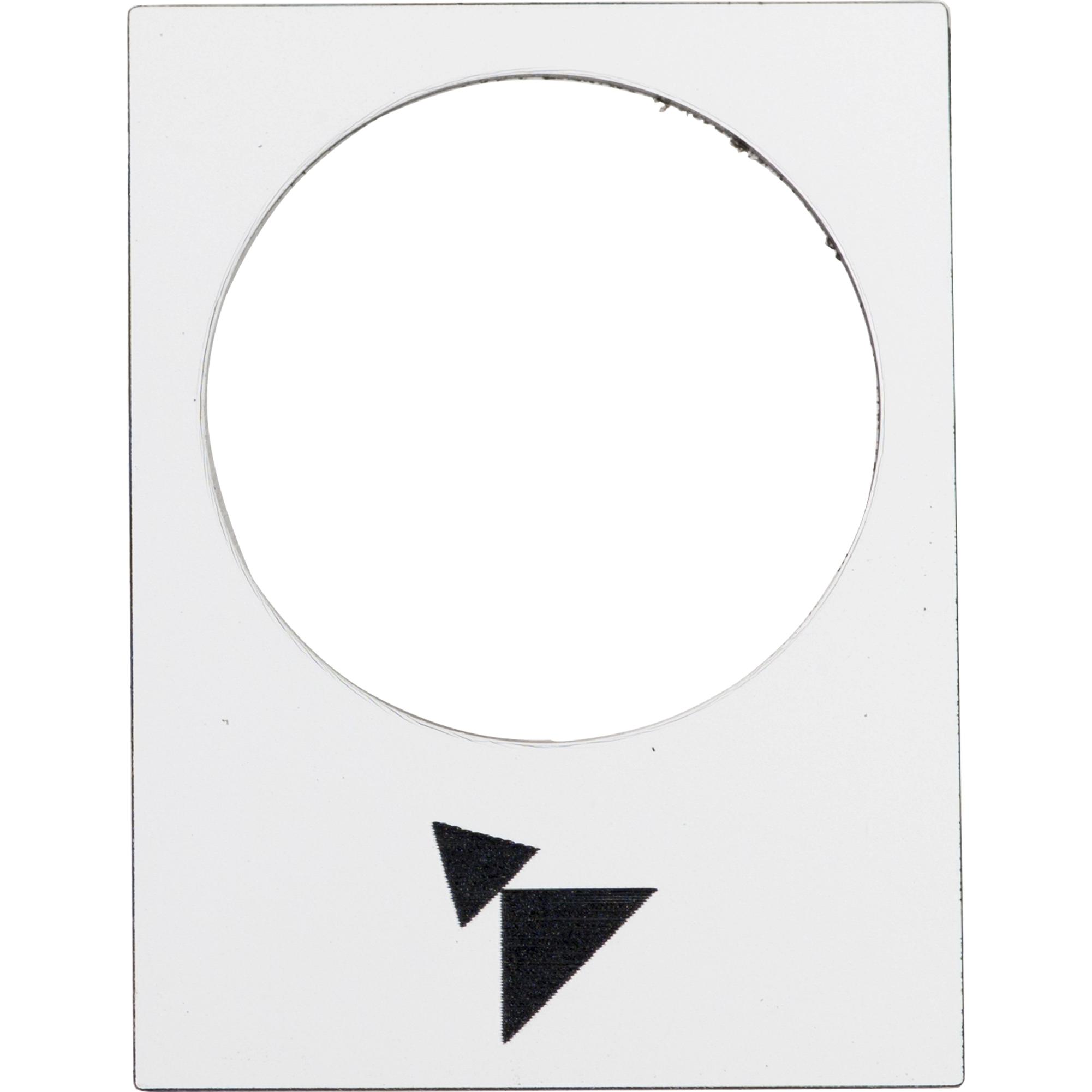 Schneider Electric ZB2BY4915 Pushbutton & Switch Legend Plates