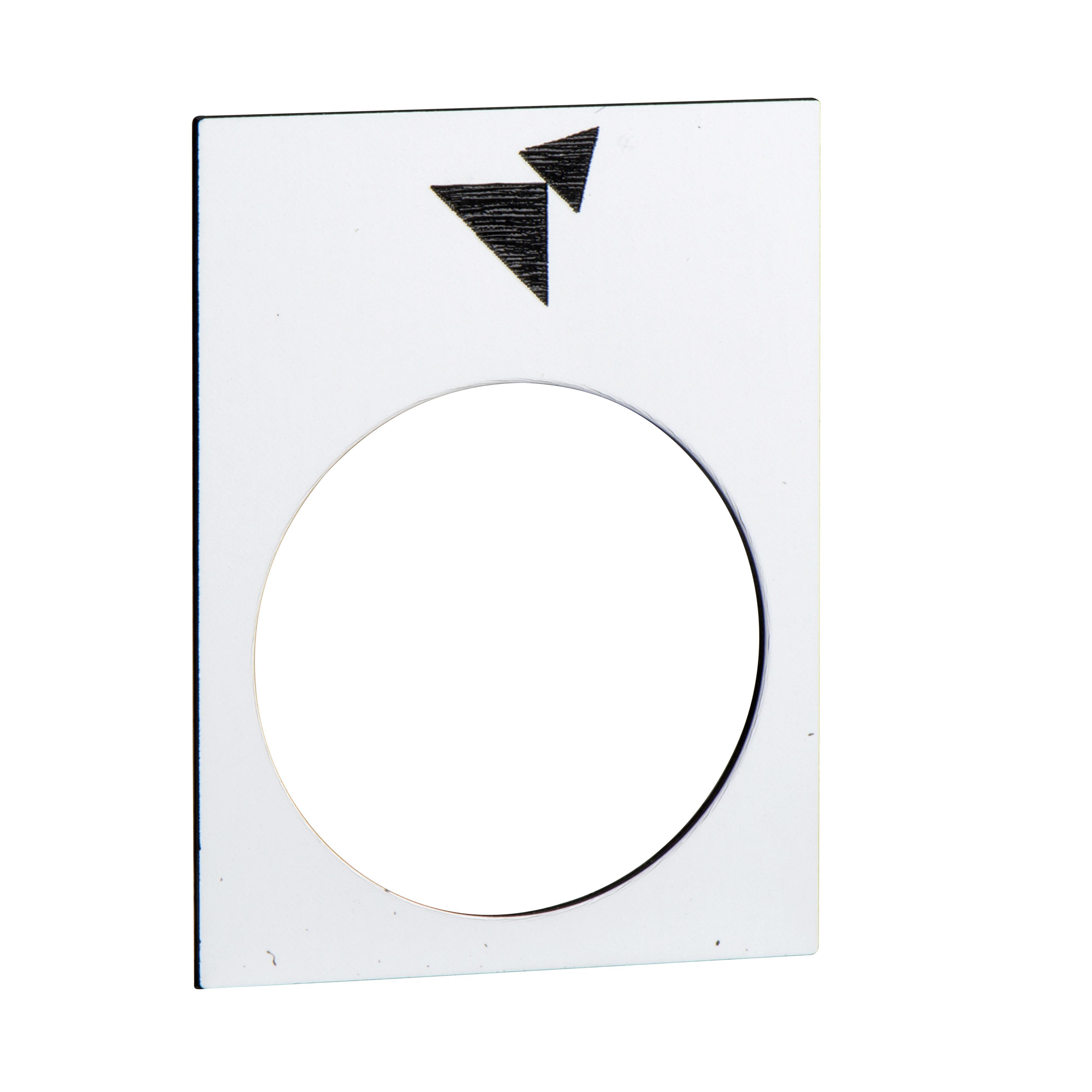 Schneider Electric ZB2BY4965 Pushbutton & Switch Legend Plates