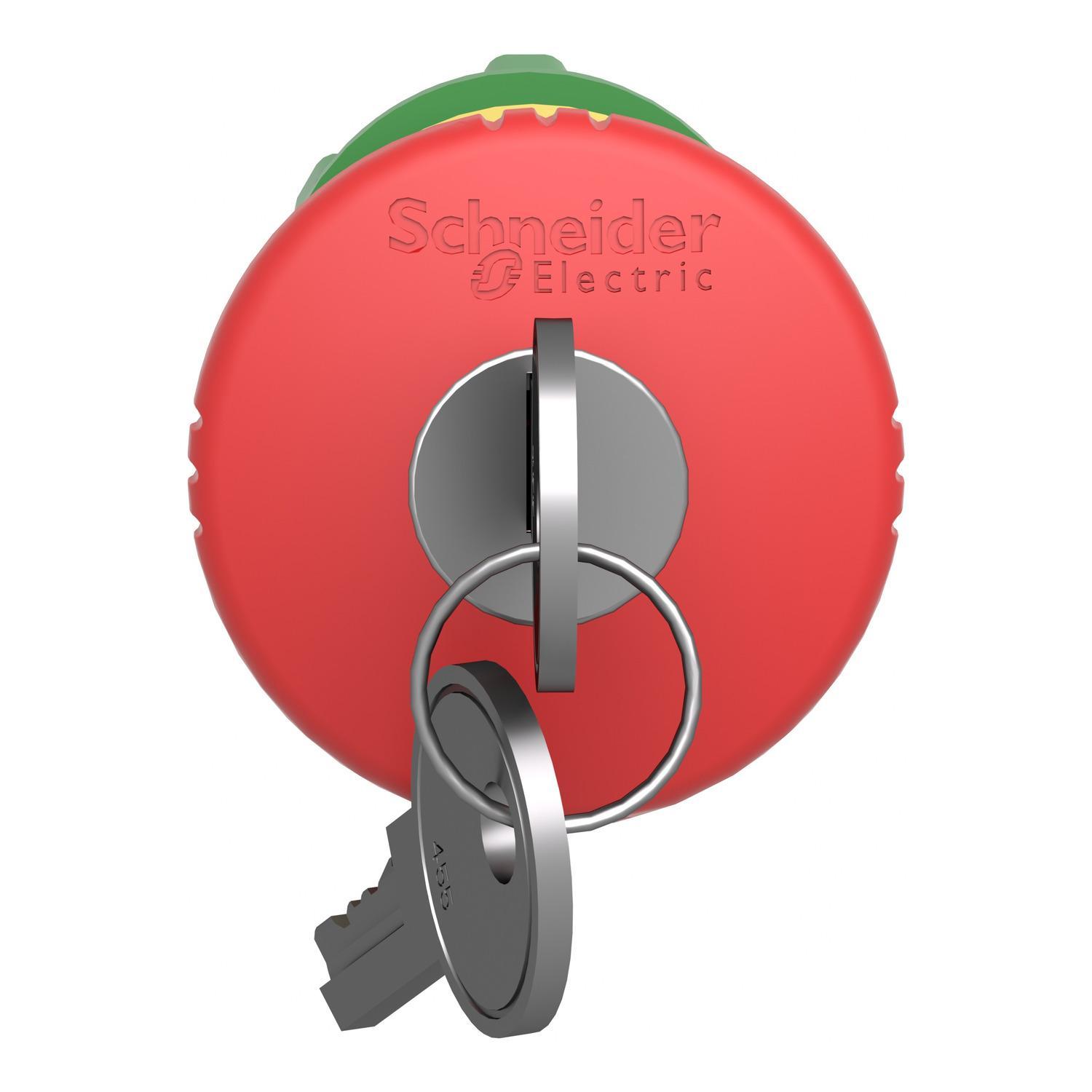 Schneider Electric ZB5AS944 Non-Illuminated Twist/Key Release Operators