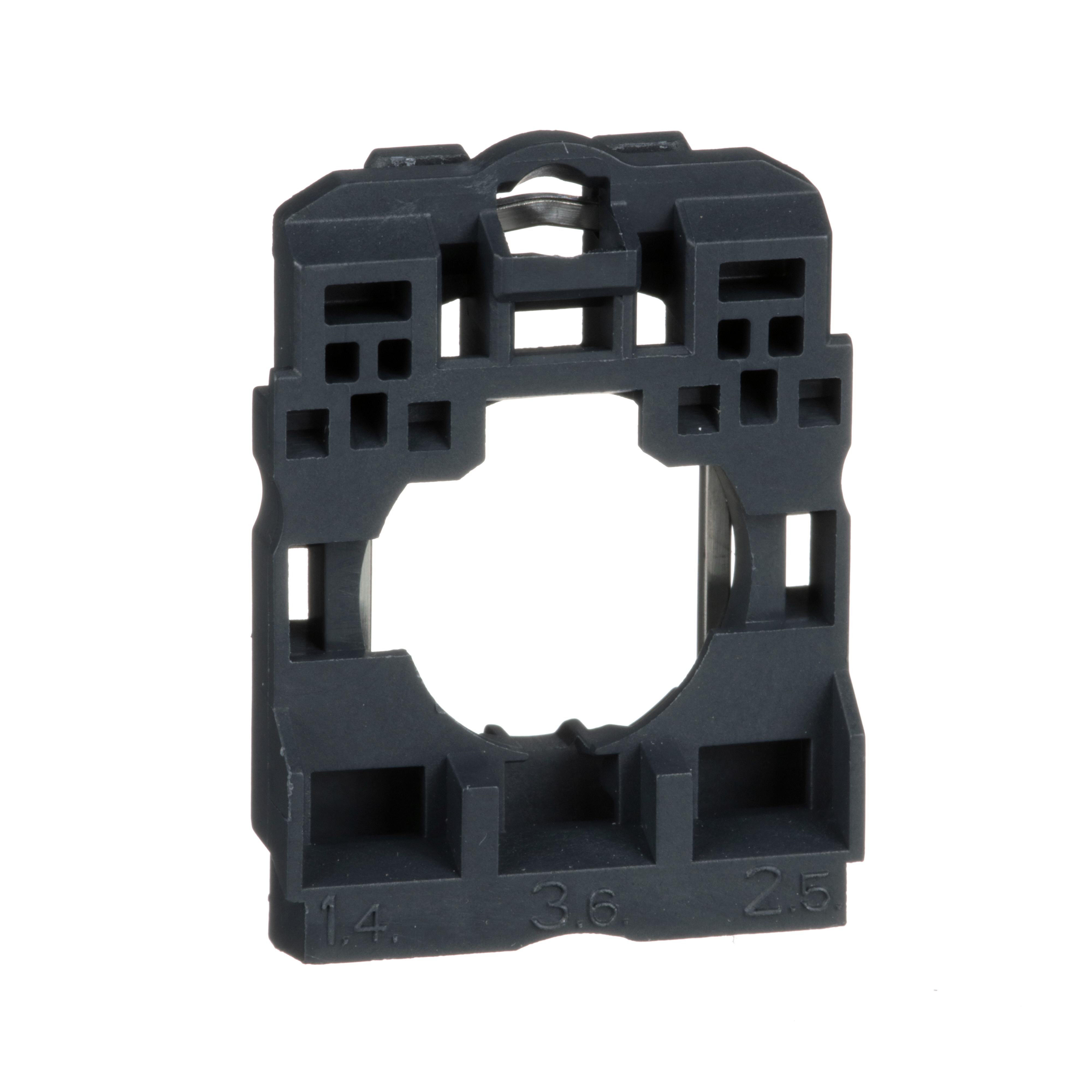 Schneider Electric Harmony™ ZB5AZ009 Body Fixing Collar, For Use With Harmony™ XB5 Electrical Block, -25 to 70 deg C Operating, 22 mm Pushbutton, Plastic