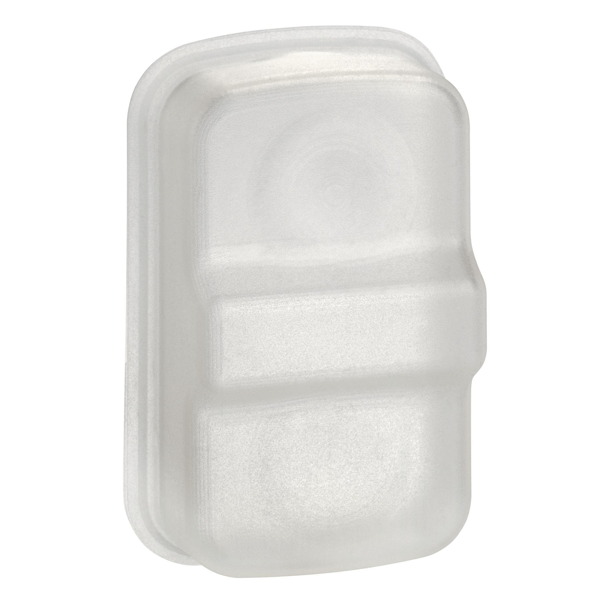 Schneider Electric Harmony™ ZBA710 Double Boot, For Use With 22 mm Rectangular Multiple Headed Pushbutton, Silicone, Clear