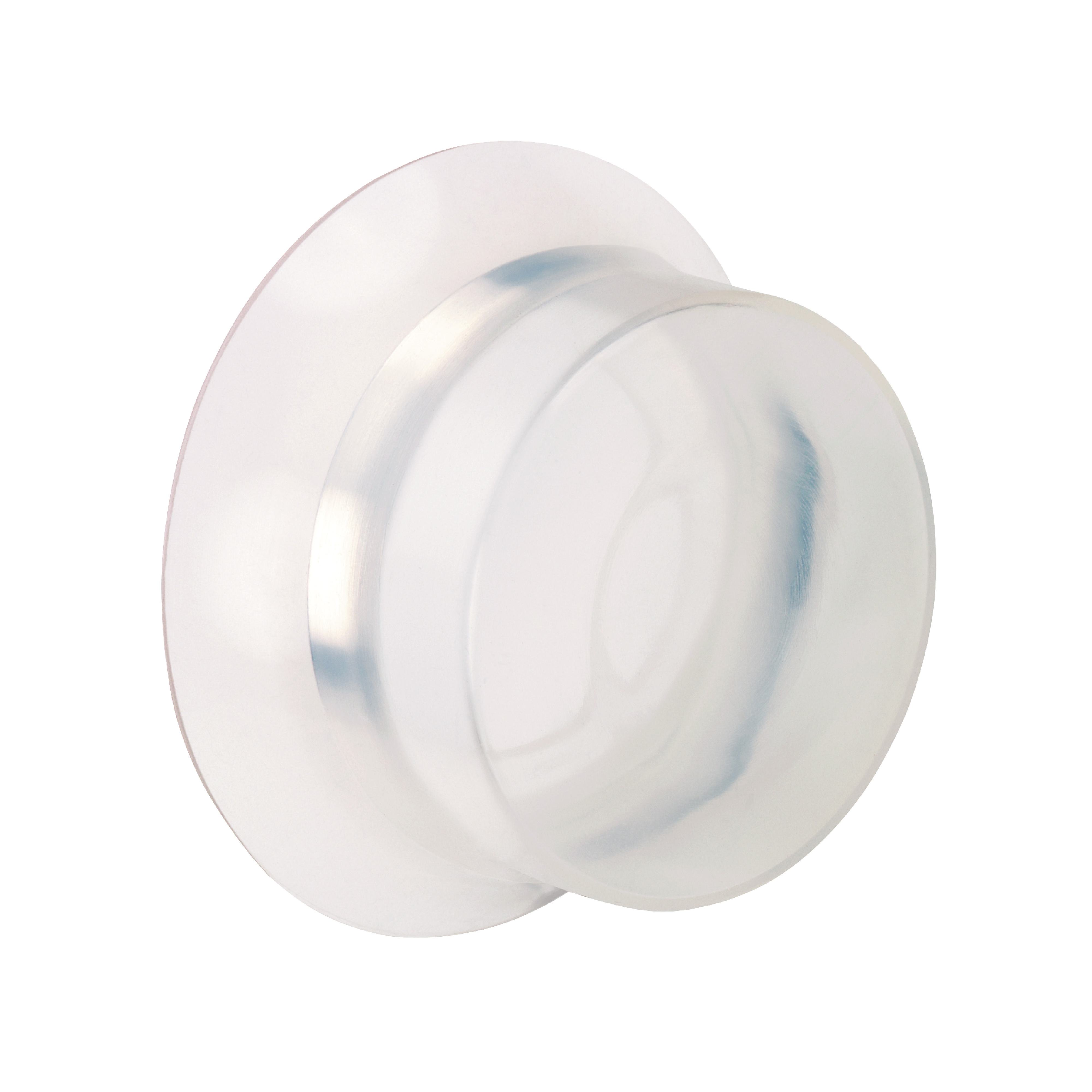Schneider Electric ZBP0A Round Single Protective Boot, For Use With XB4, XB5 Series Pushbutton, 22 mm, Clear
