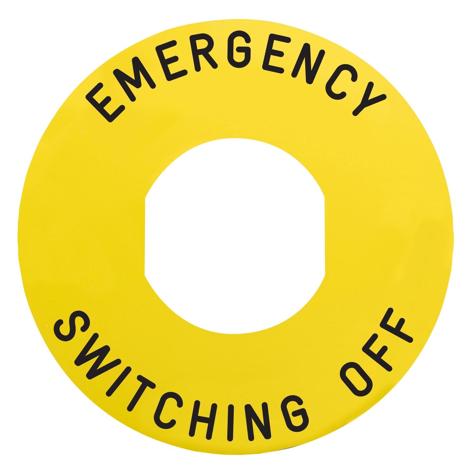 Schneider Electric ZBY9360 Pushbutton & Switch Legend Plates