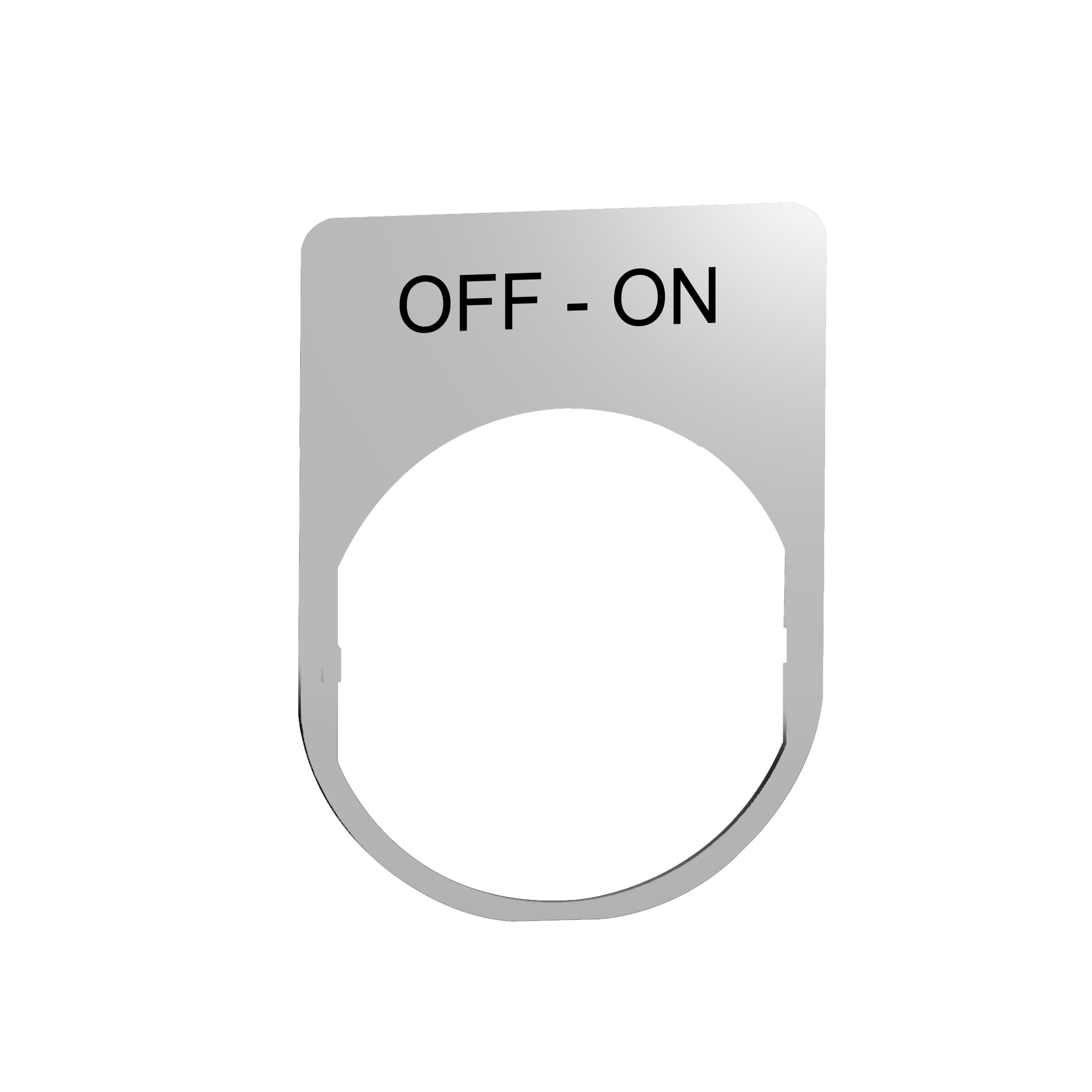 Schneider Electric ZBYM2367 Pushbutton & Switch Legend Plates