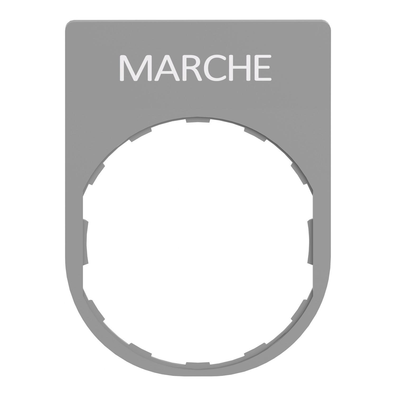 Schneider Electric ZBYP2103C0 Pushbutton & Switch Legend Plates