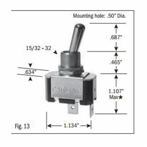 SELECTA® SS207P-BG Toggle Switches