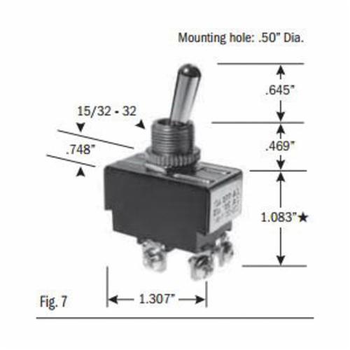 SELECTA® SS208A-BG Toggle Switches