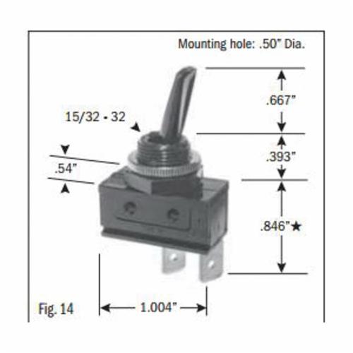 SELECTA® SS251SP-BG Toggle Switches