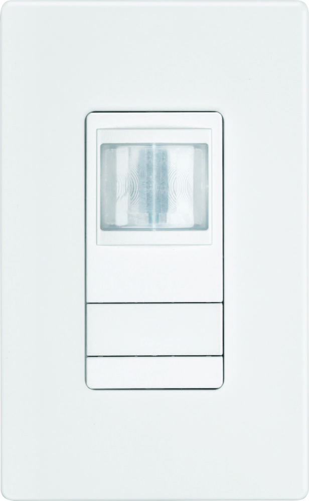 Sensor Switch™ WSXA PDT D WH WSXA 1-Pole Wall Switch Sensor, 120 to 277 V AC, Dual Technology Sensor, Wall Mounting