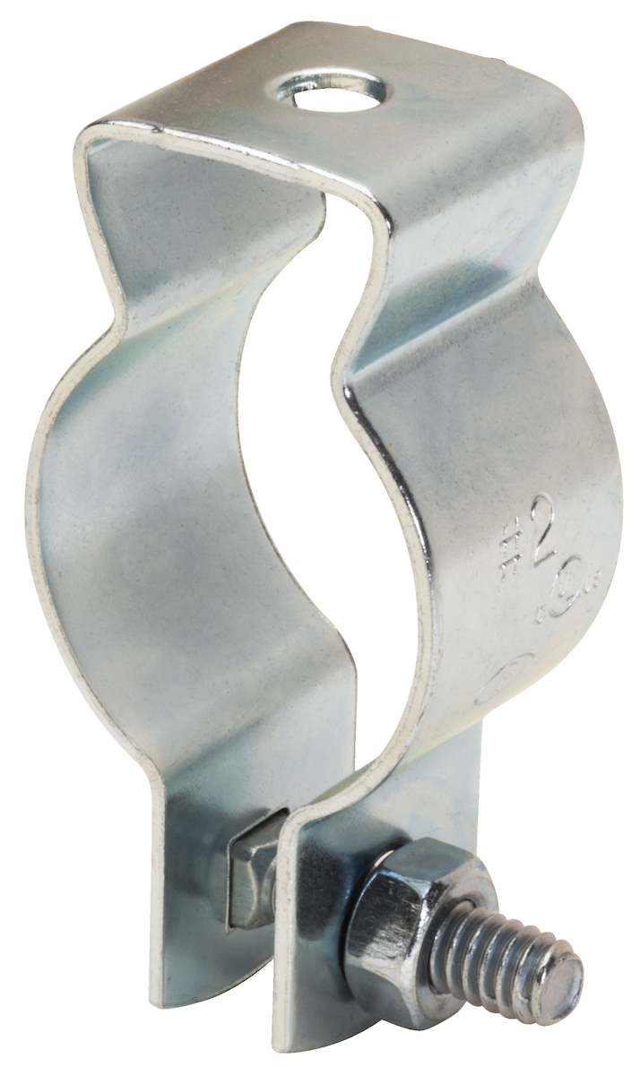 Southwire® CD5BTZ Conduit Clamp with Bolt, 2 in Conduit, Steel