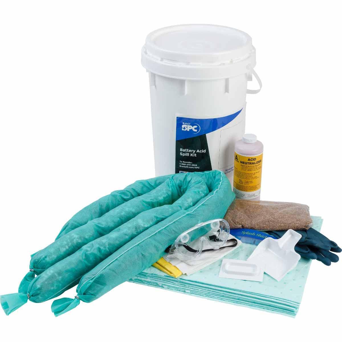 SPC® SK-BATT Spill Kits & Stations