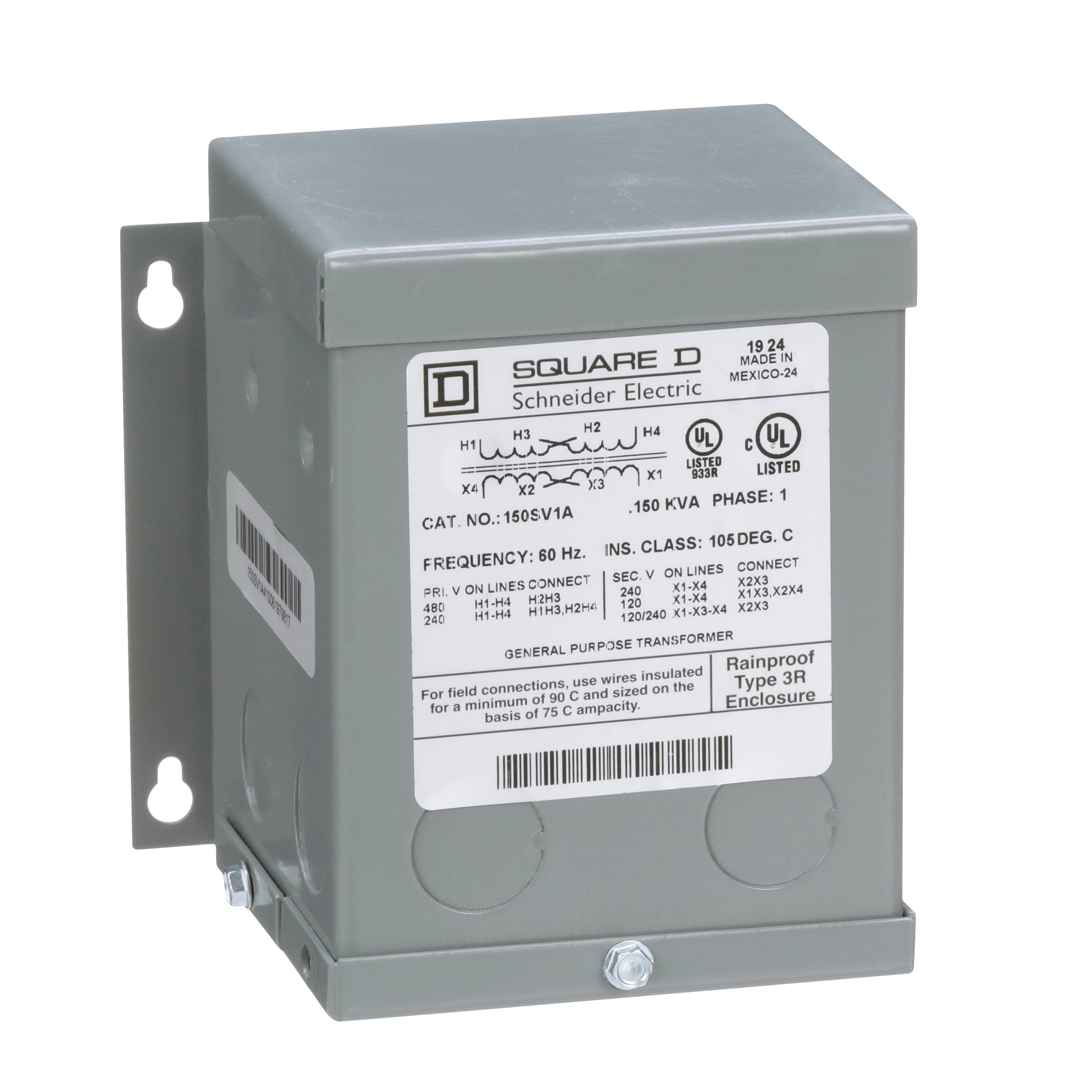 Square D™ 150SV1A General Purpose - Multi-Use Transformers