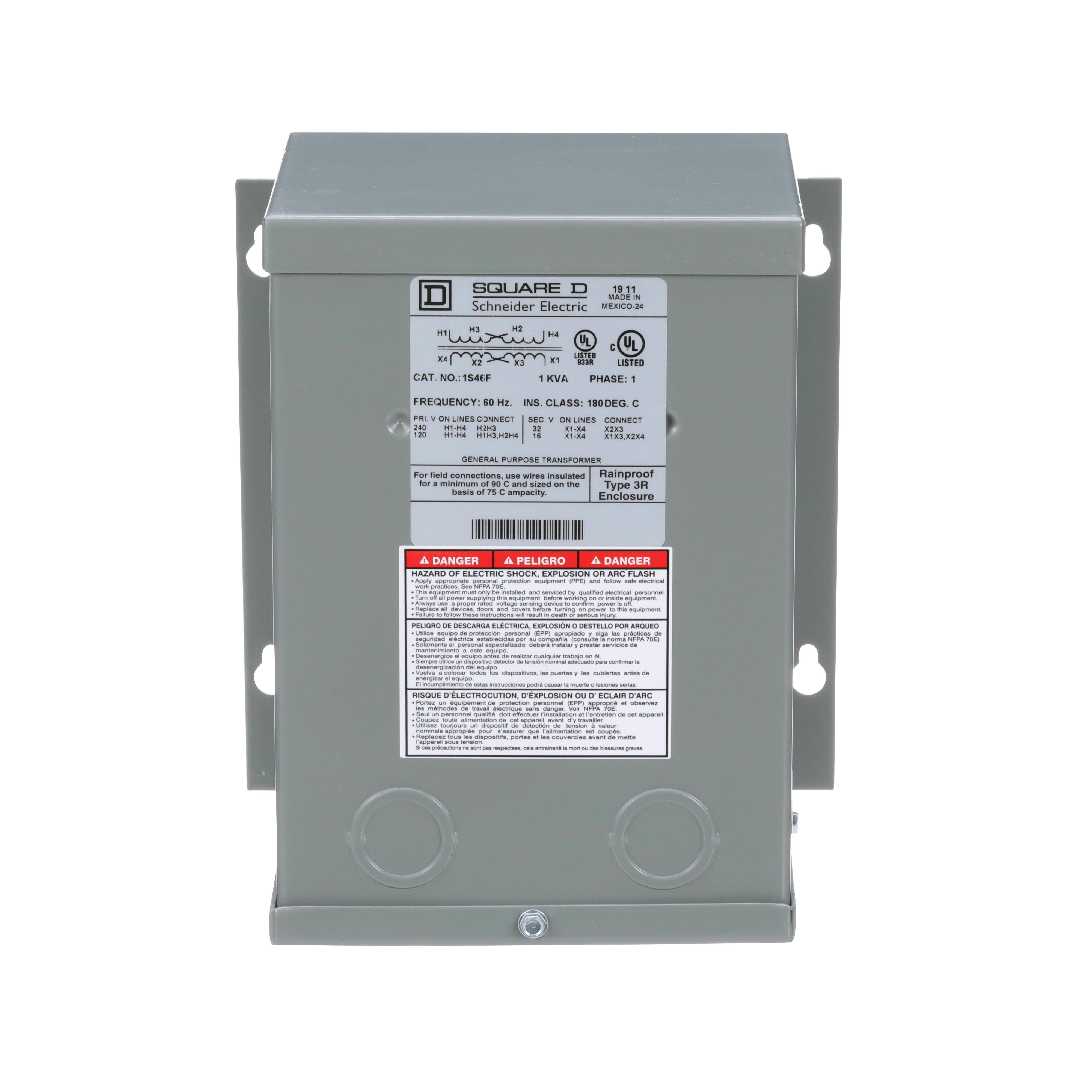 Square D™ 1S46F Buck Boost Transformers
