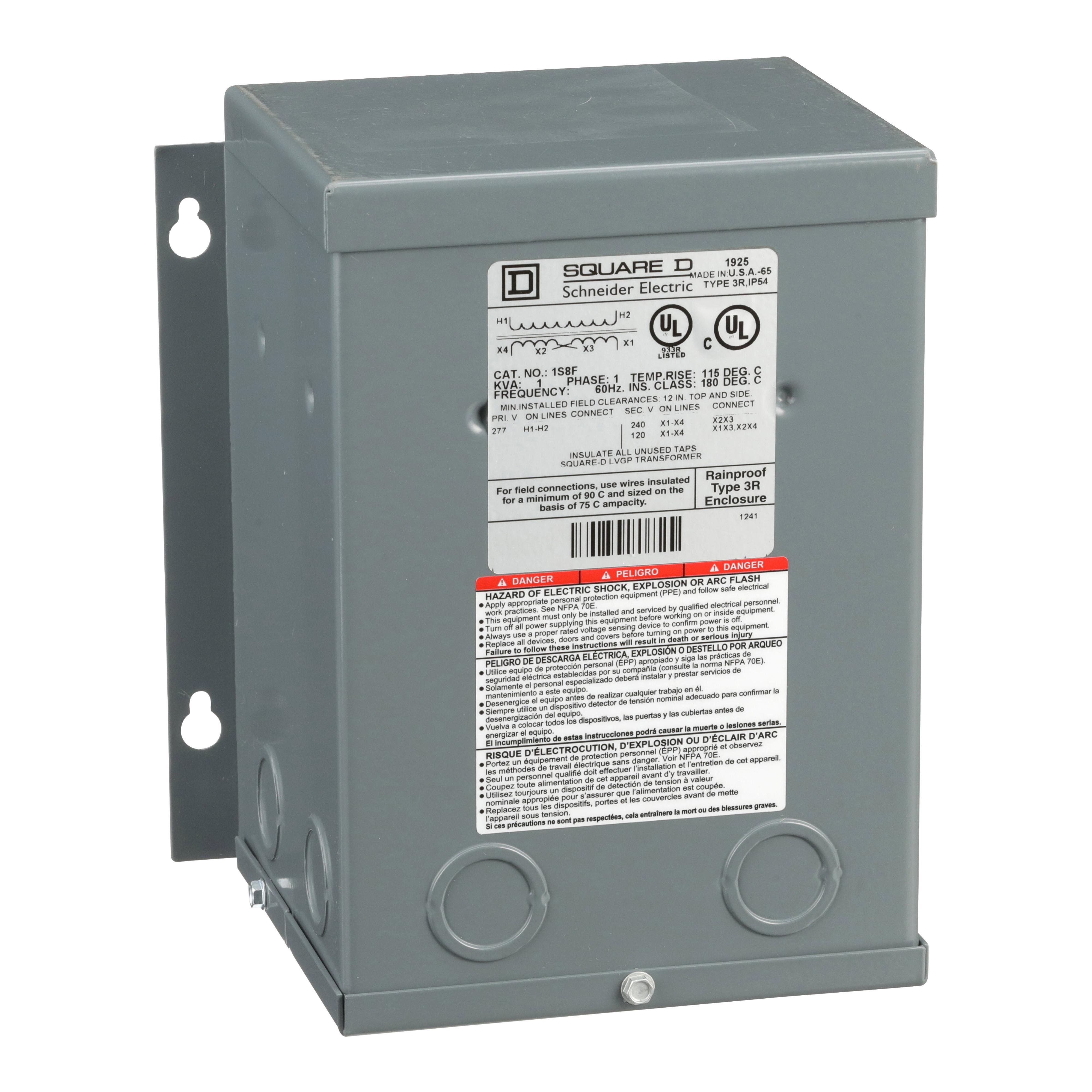 Square D™ 1S8F General Purpose - Multi-Use Transformers