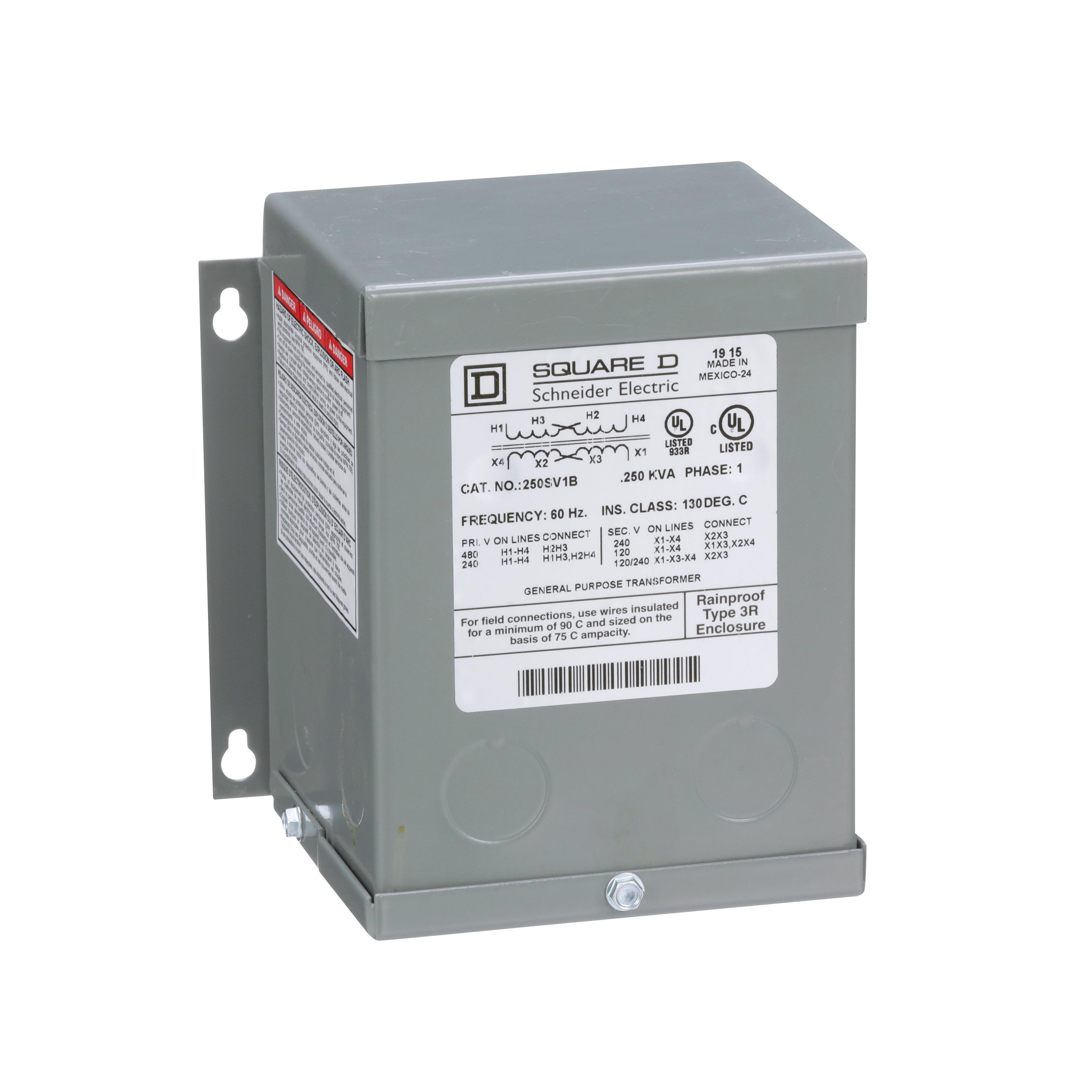Square D™ 250SV1B General Purpose - Multi-Use Transformers