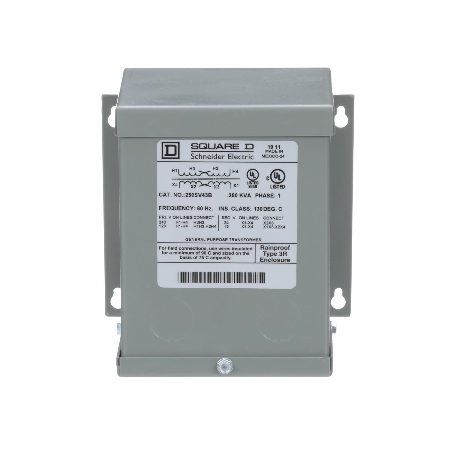 Square D™ 250SV43B Buck Boost Transformers