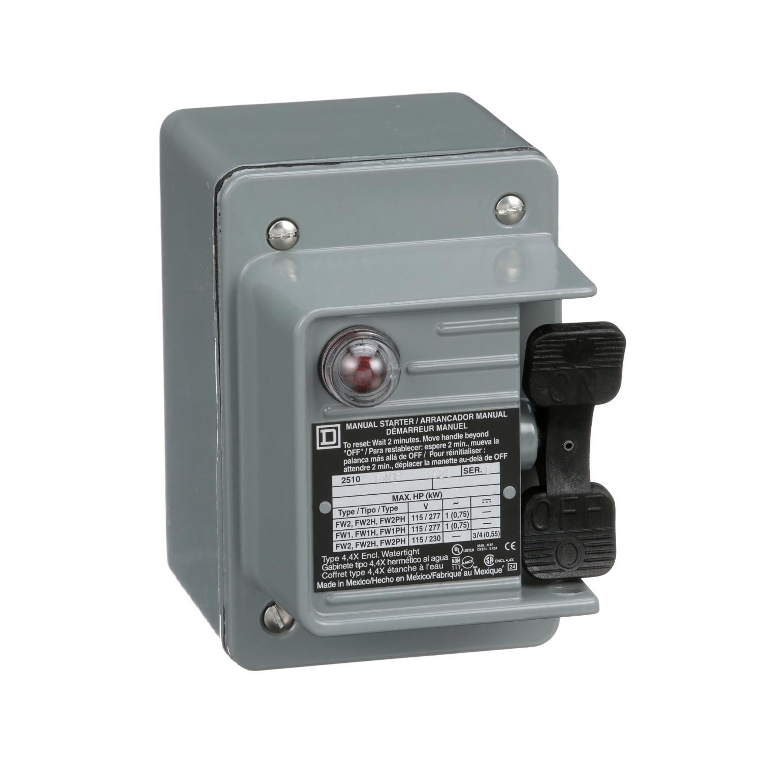 Square D™ 2510FW1P Manual Starters