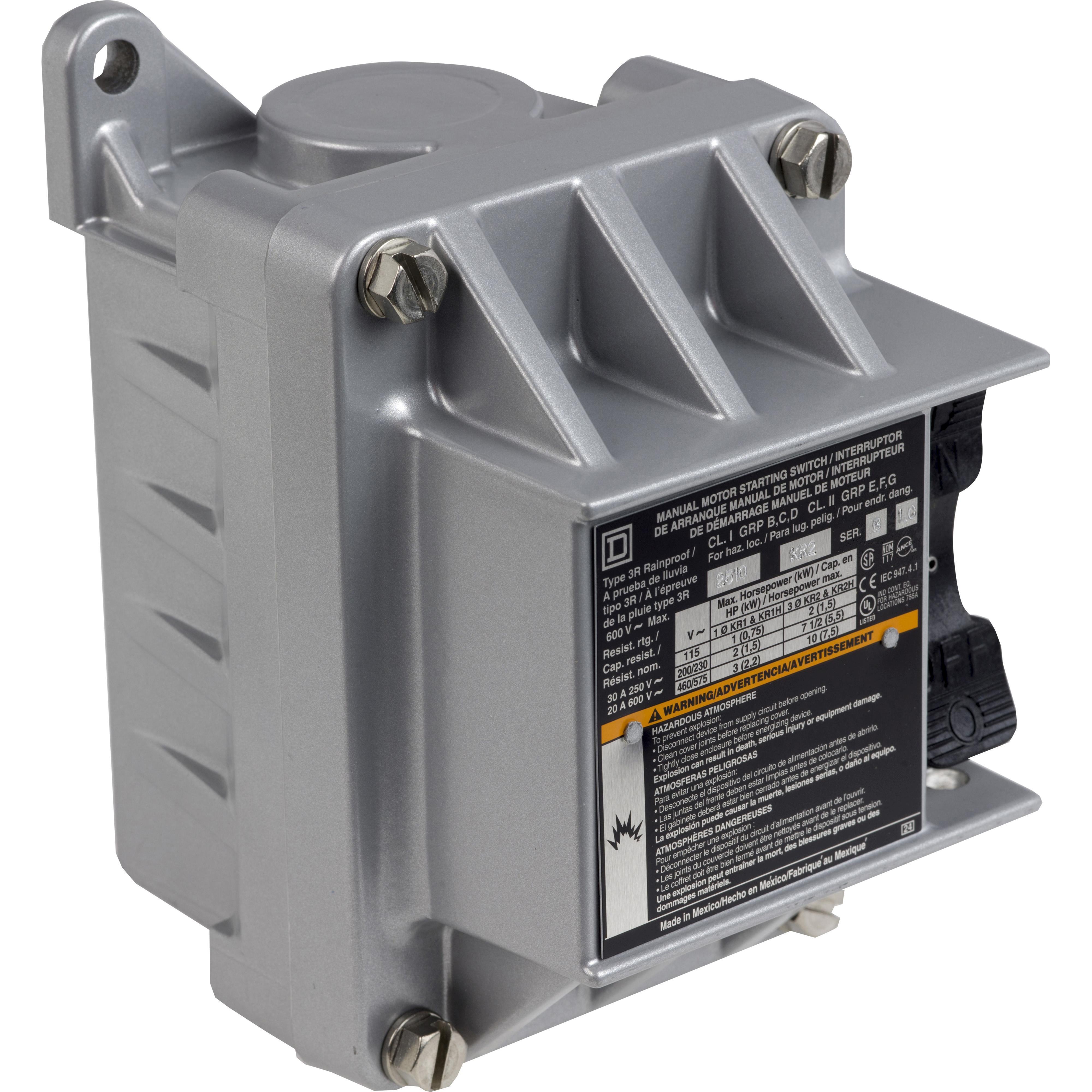 Square D™ 2510KR1H AC Motor Starting Switches