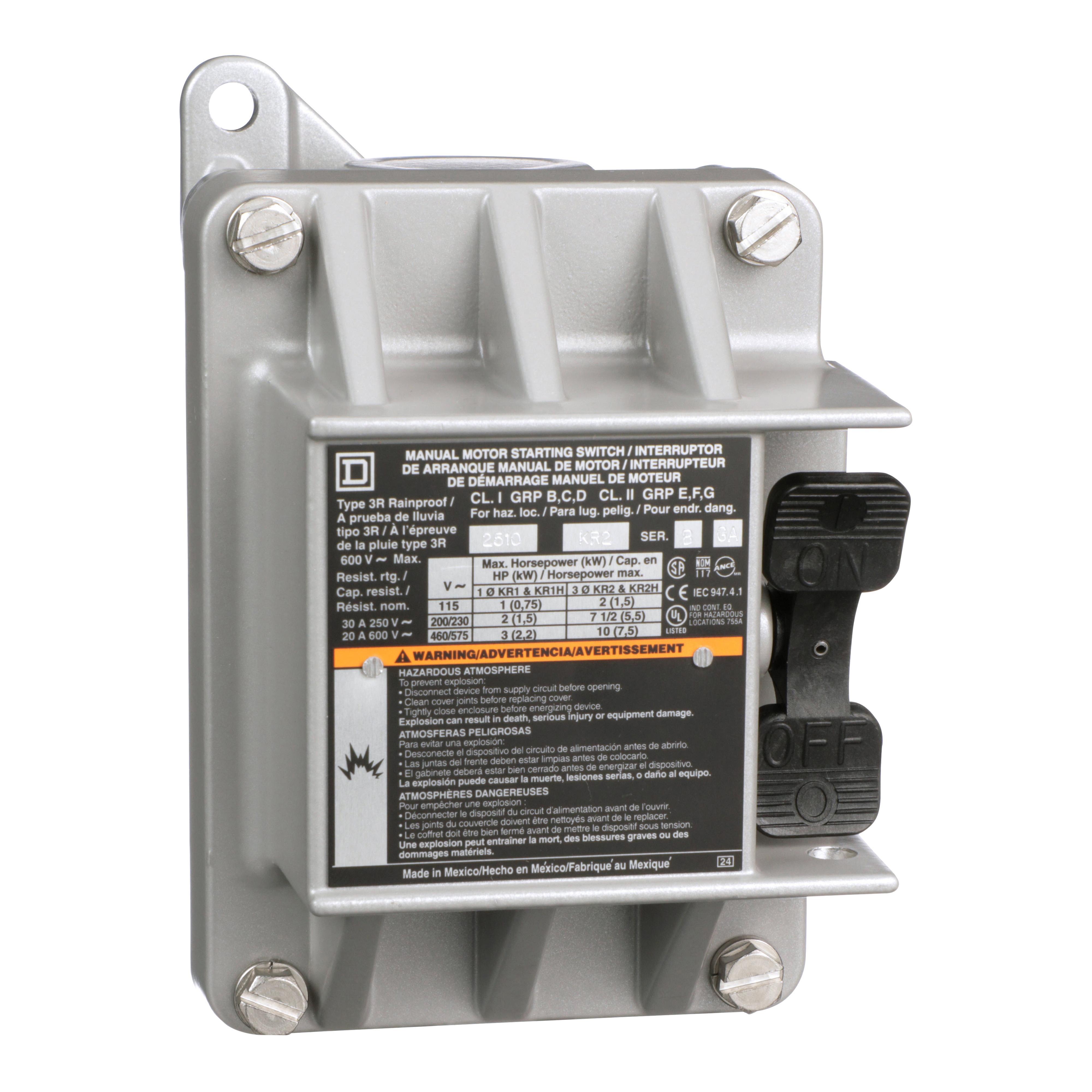 Square D™ 2510KR2 AC Motor Starting Switches