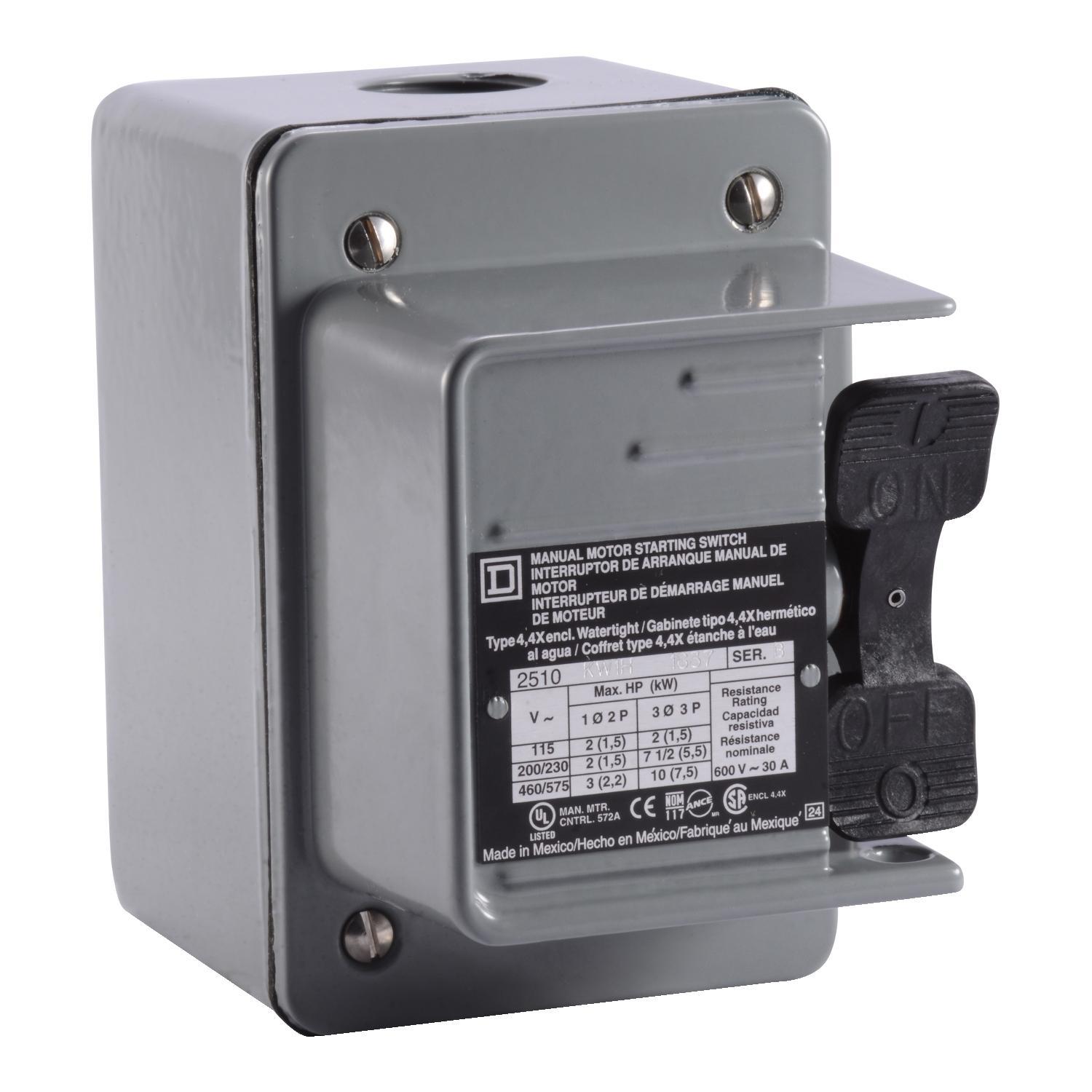 Square D™ 2510KW1H Manual Starters
