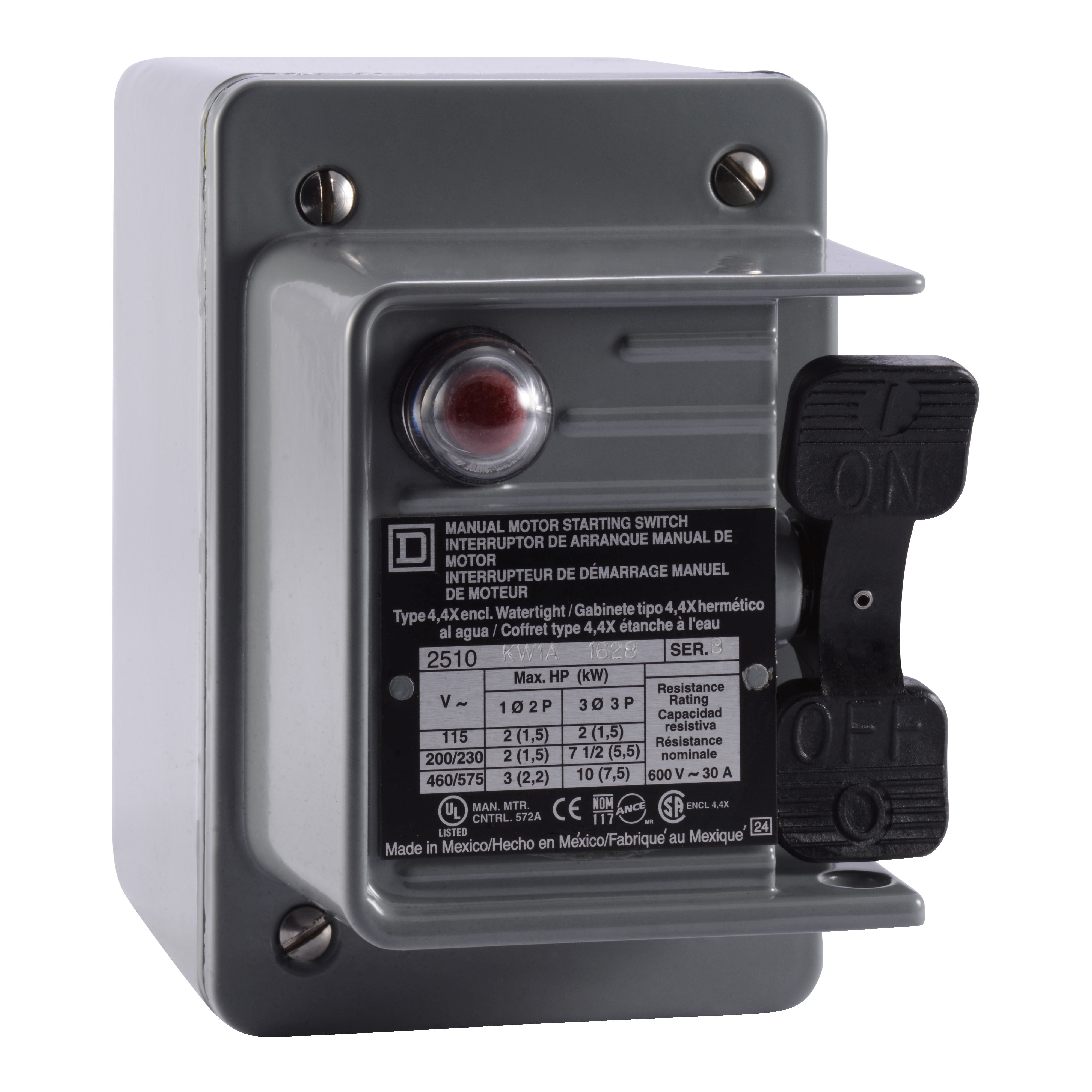 Square D™ 2510KW2CH AC Motor Starting Switches