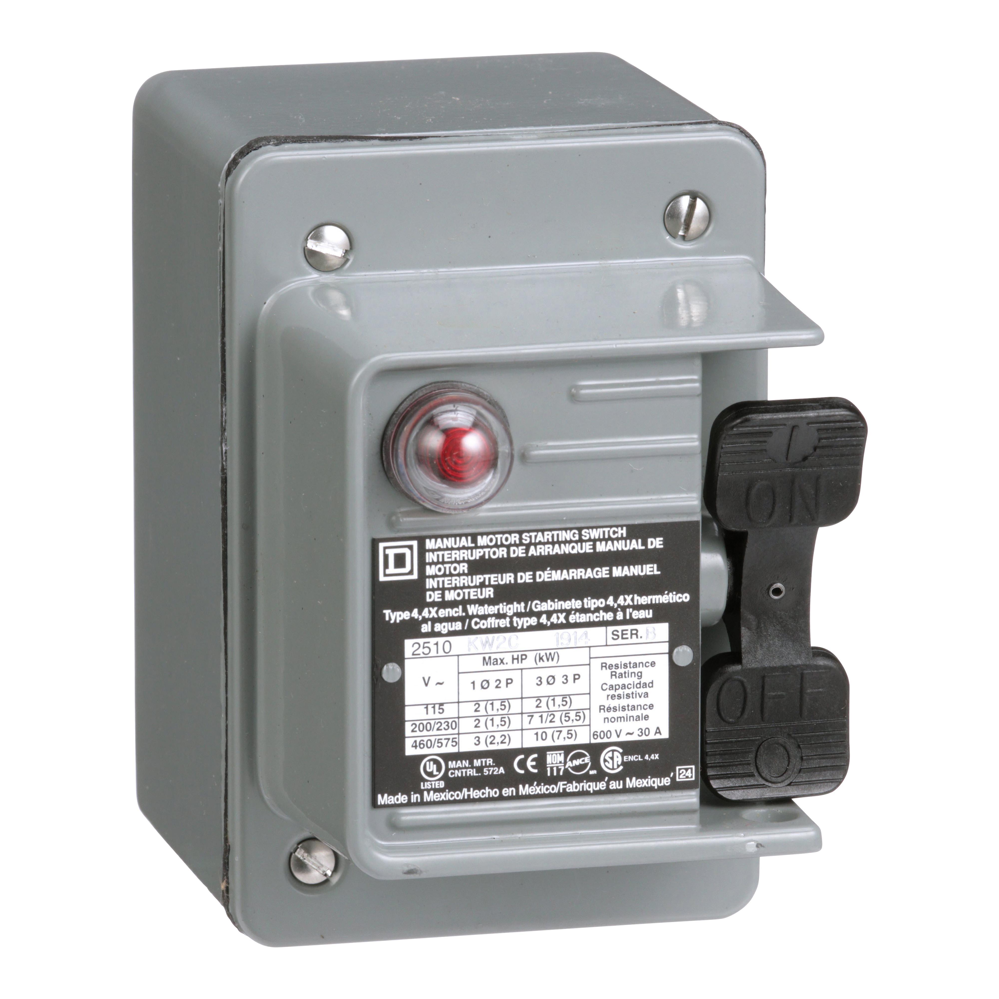 Square D™ 2510KW2C Manual Starters