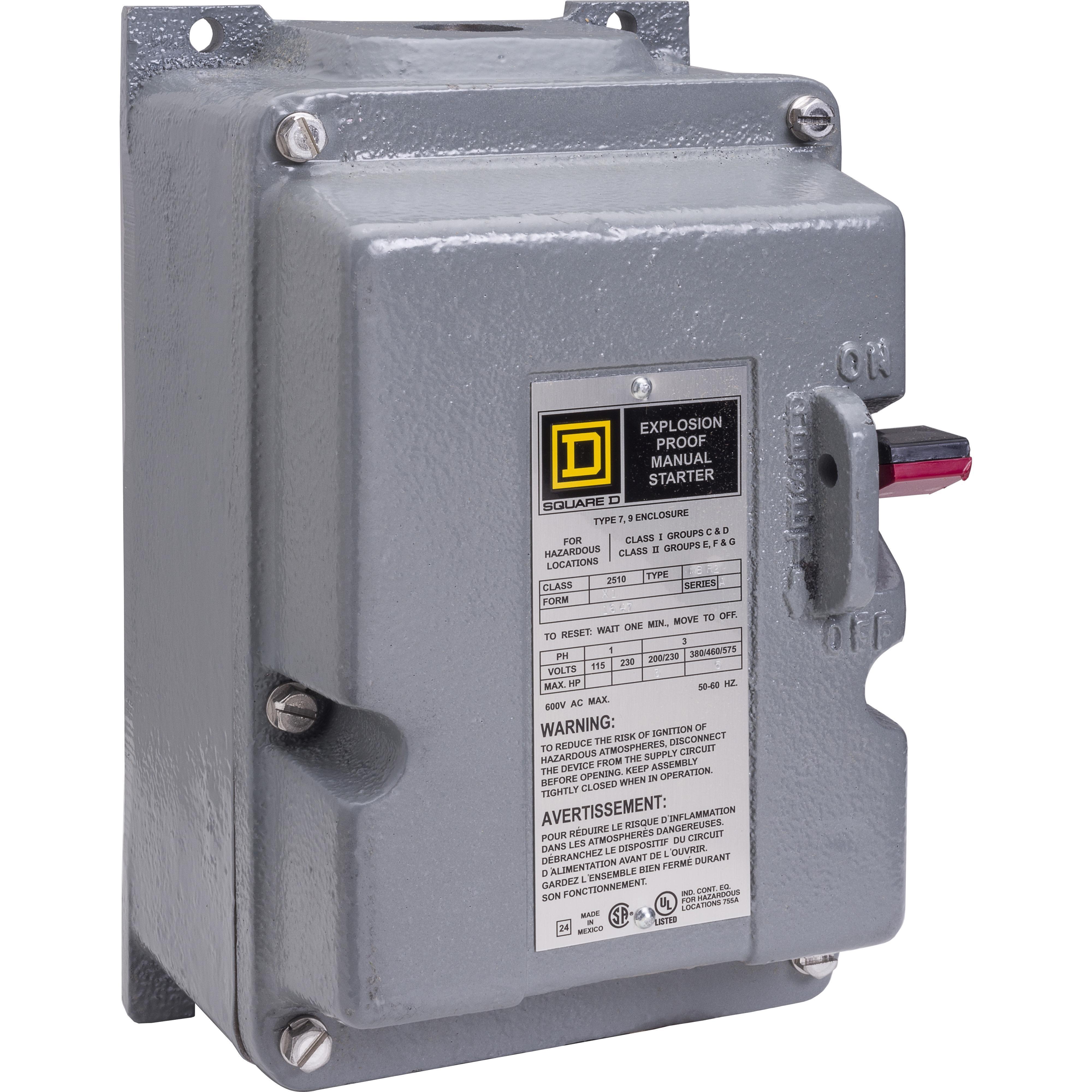 Square D™ 2510MBR2 Manual Starters