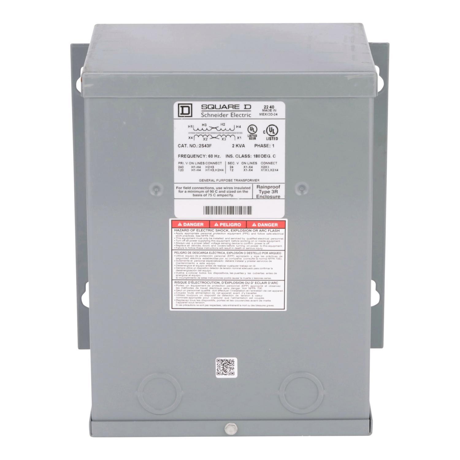Square D™ 2S43F Buck Boost Transformers