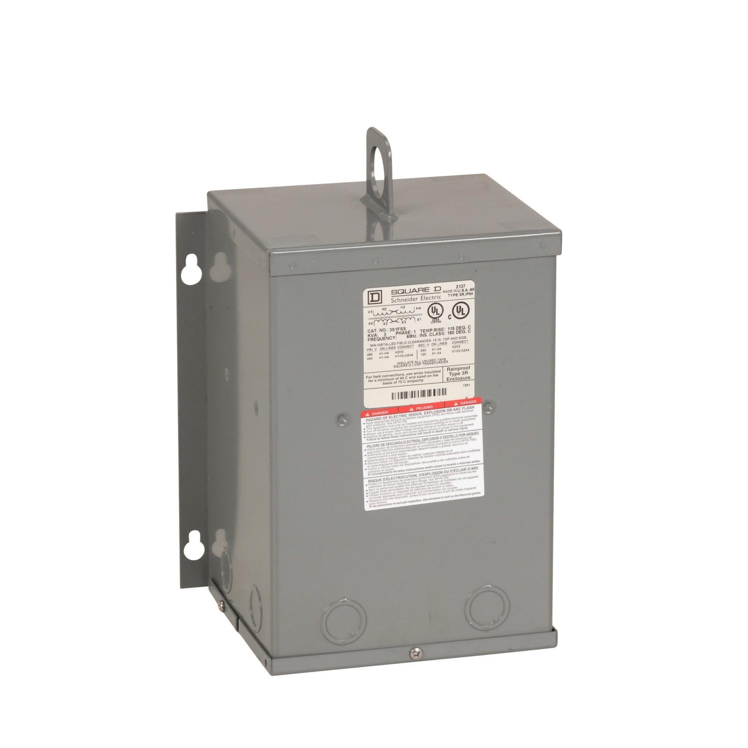 Square D™ 3S1FSS General Purpose - Multi-Use Transformers