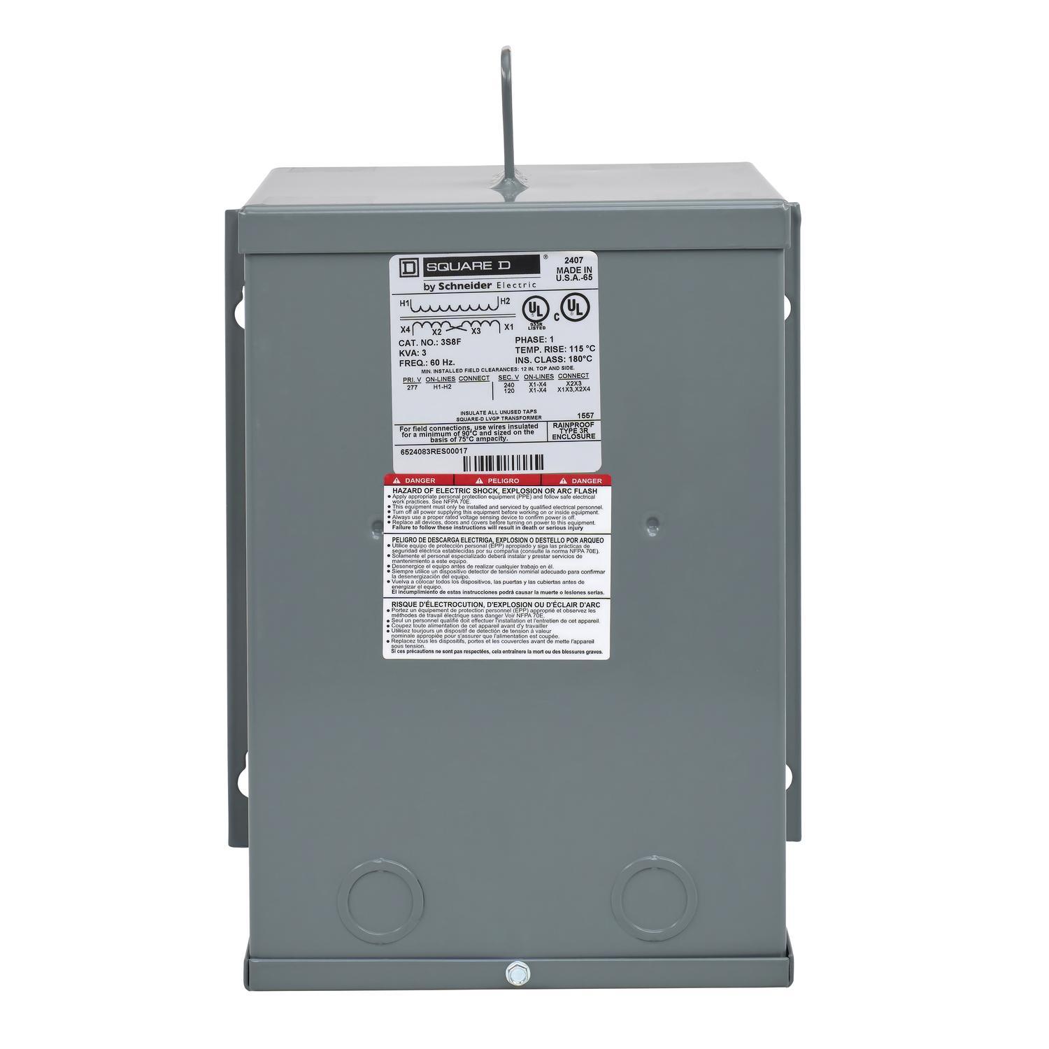 Square D™ 3S8F General Purpose - Multi-Use Transformers