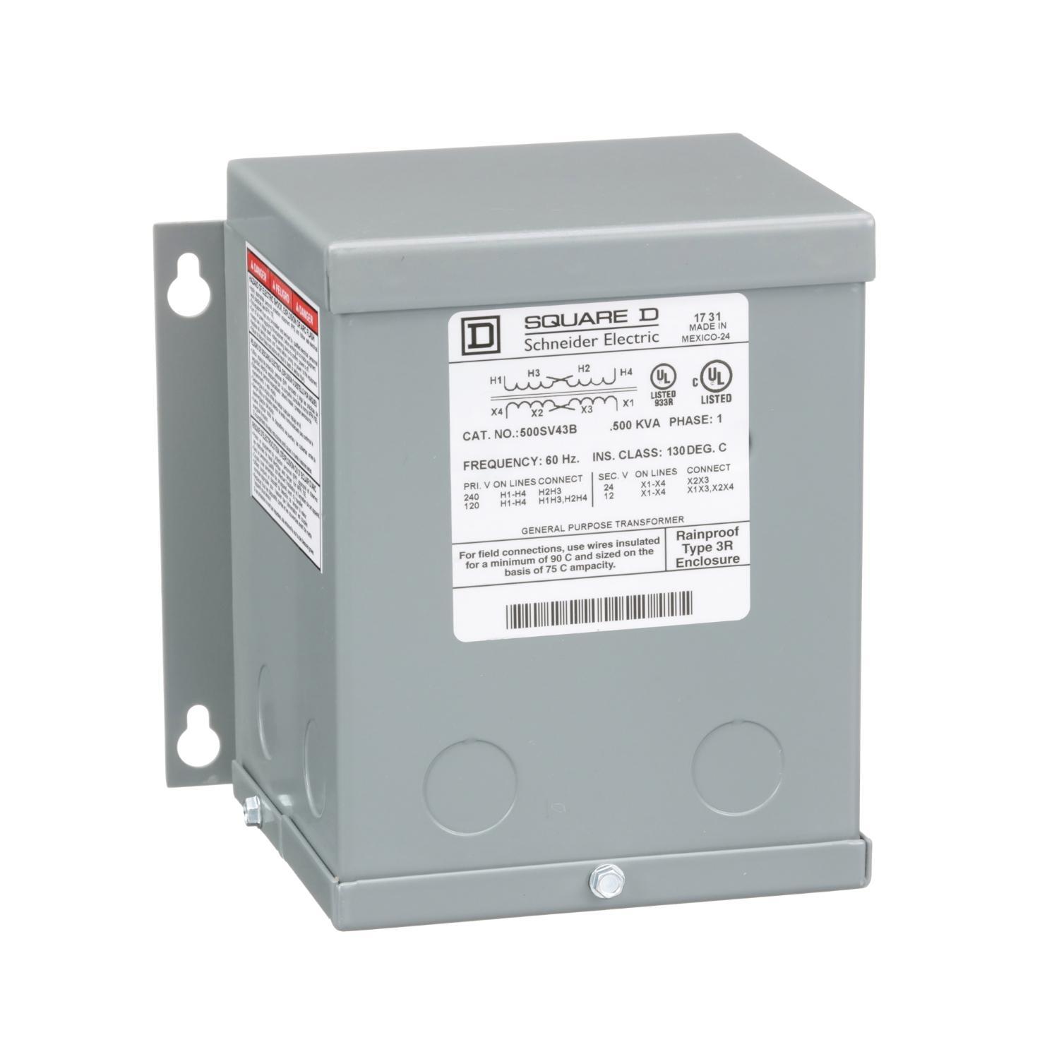 Square D™ 500SV43B Buck Boost Transformers