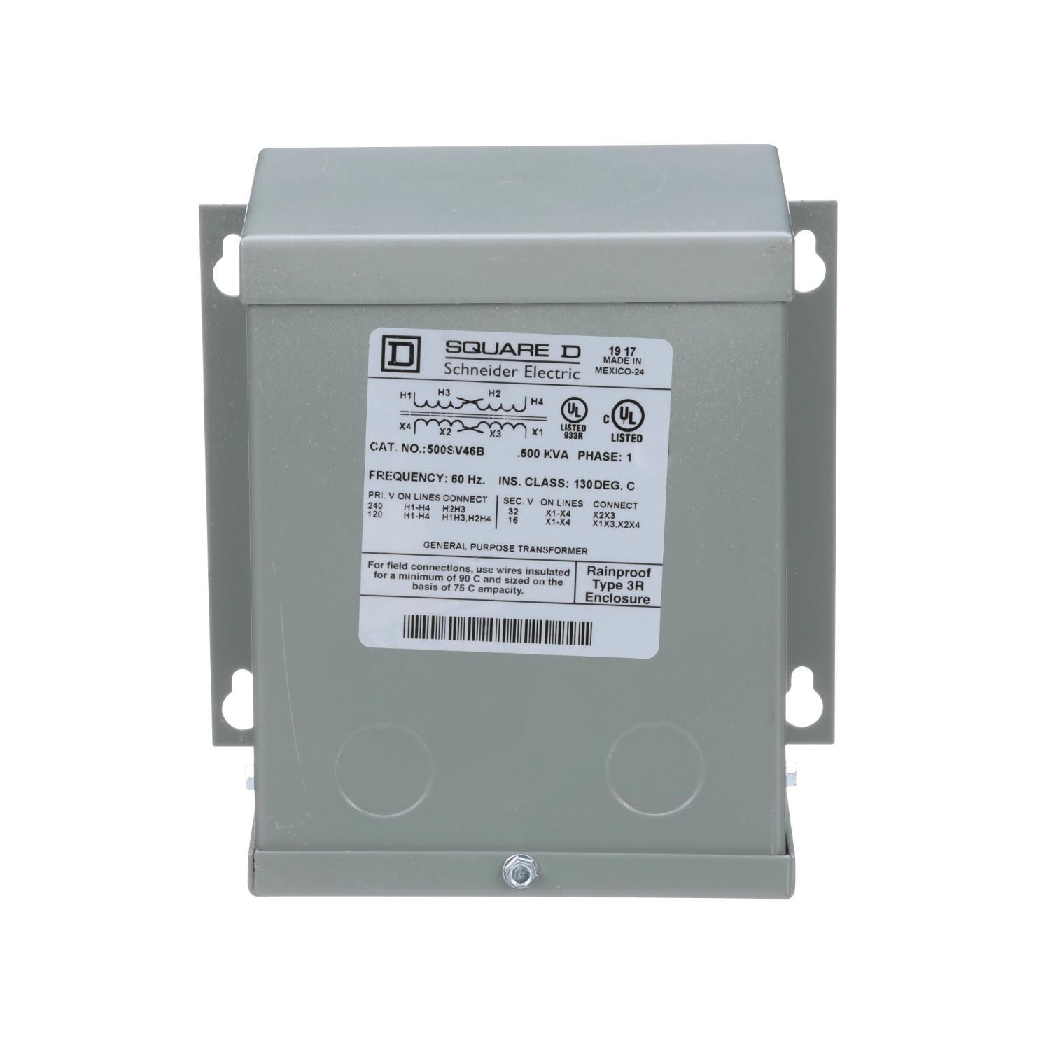 Square D™ 500SV46B Buck Boost Transformers