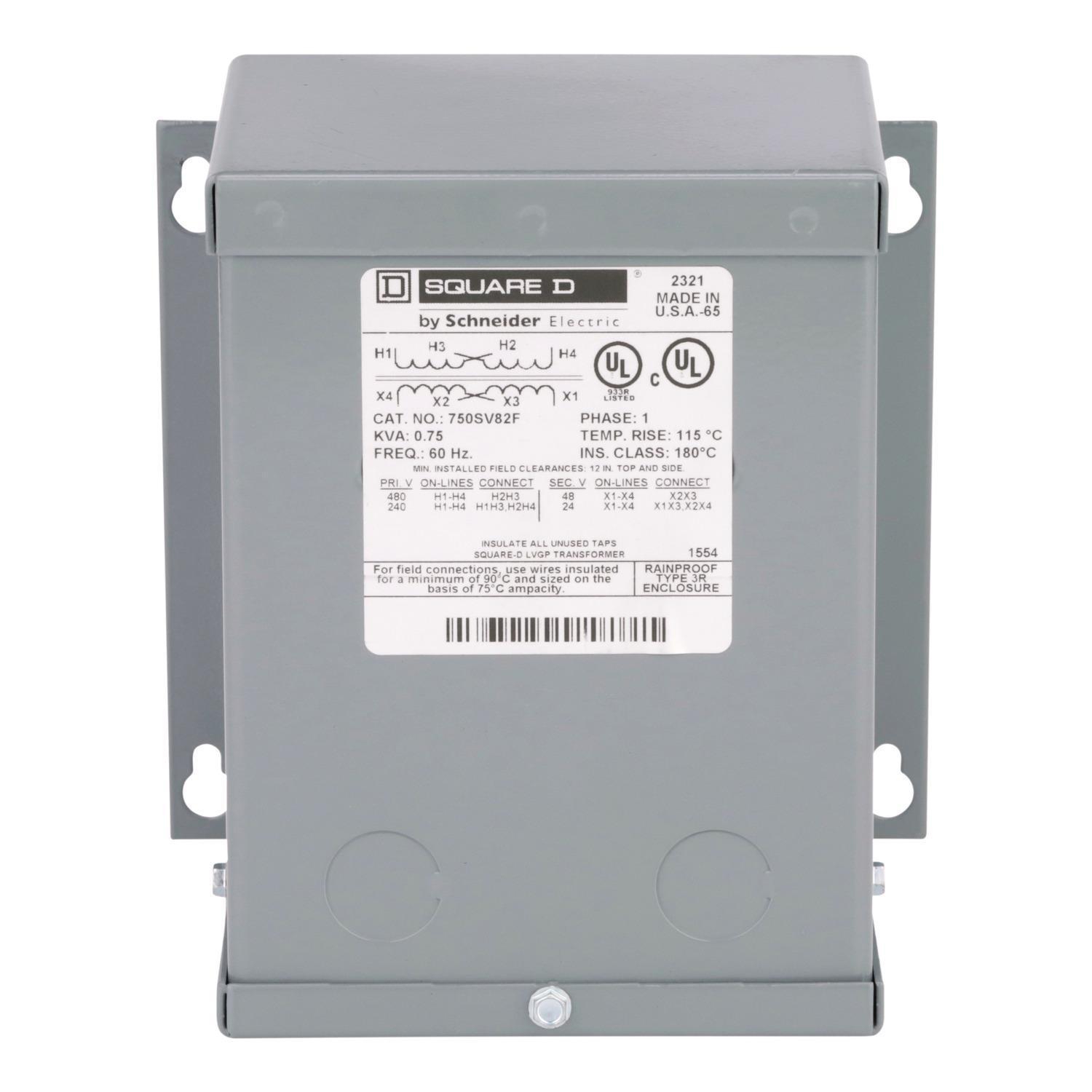 Square D™ 750SV82F Buck Boost Transformers