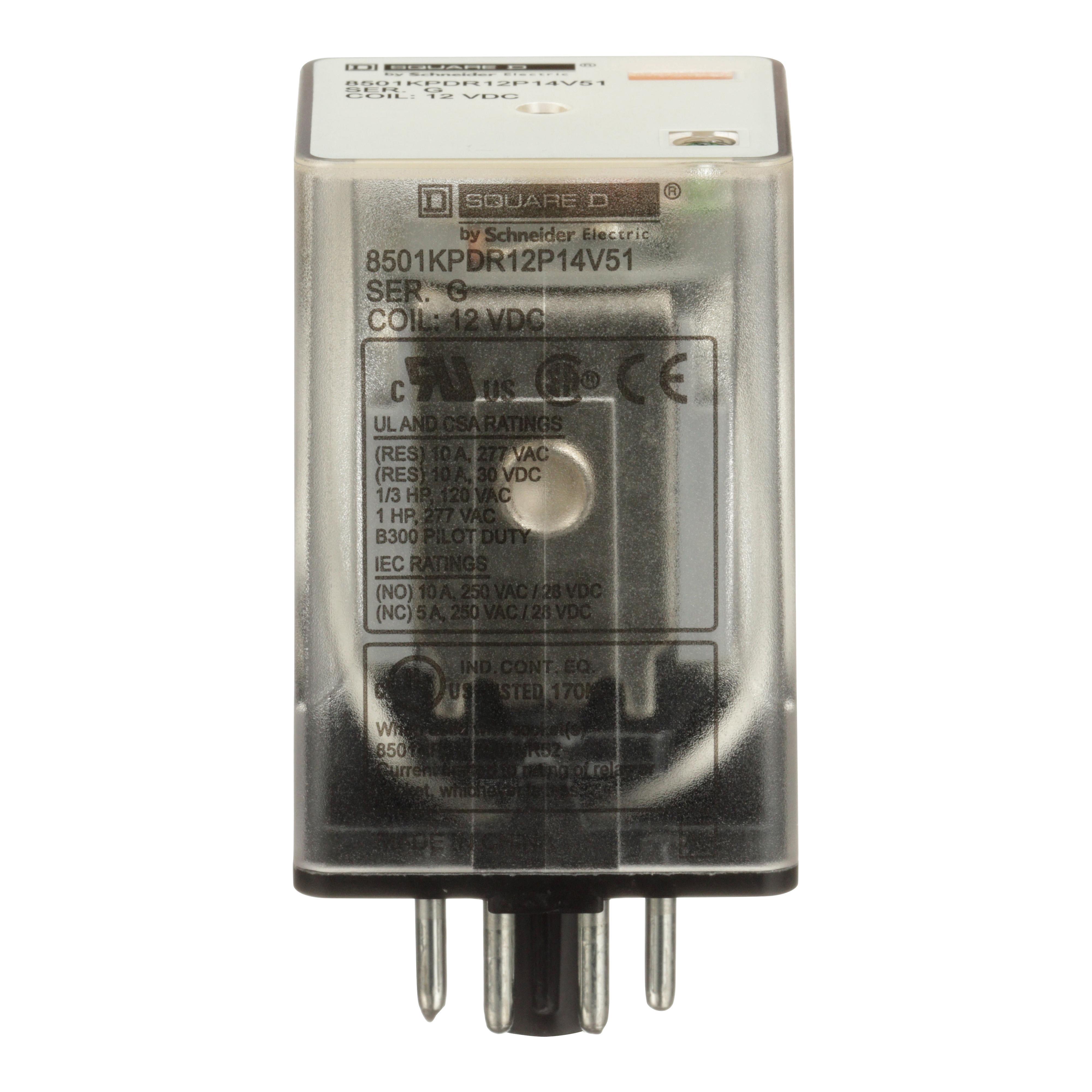 Square D™ 8501KPDR12P14V51 Socket Relays