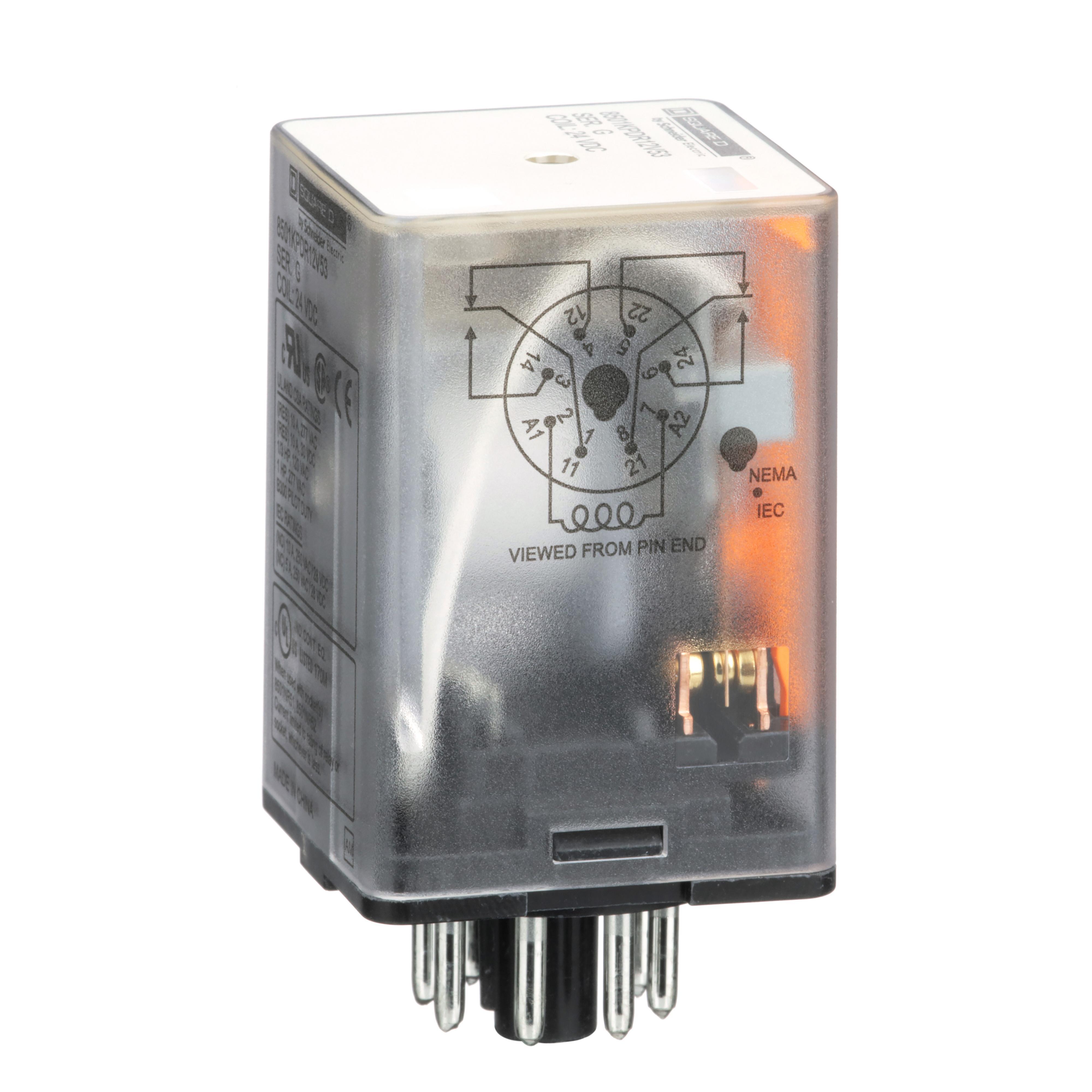 Square D™ 8501KPDR12V53 General Purpose Relays