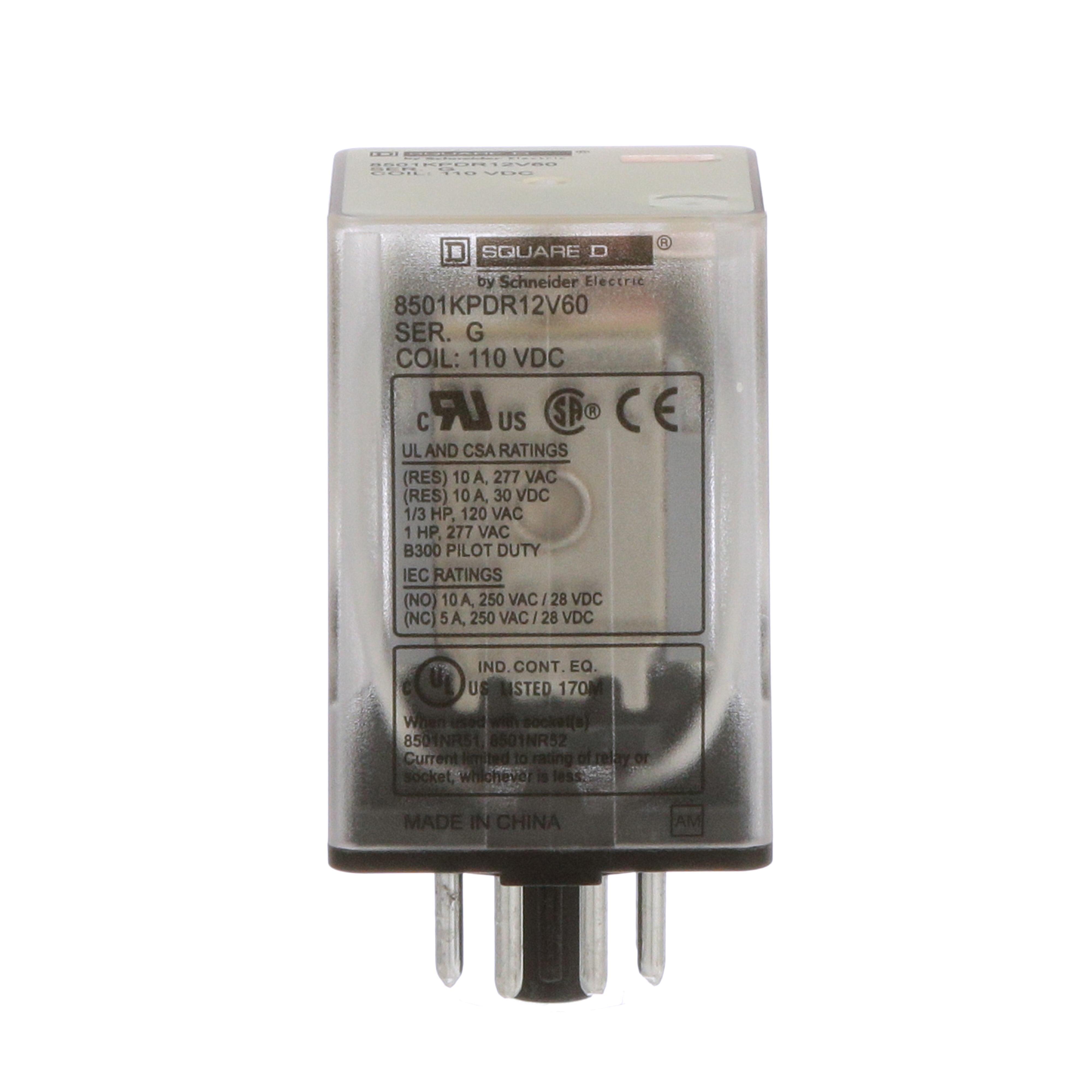 Square D™ 8501KPDR12V60 General Purpose Relays