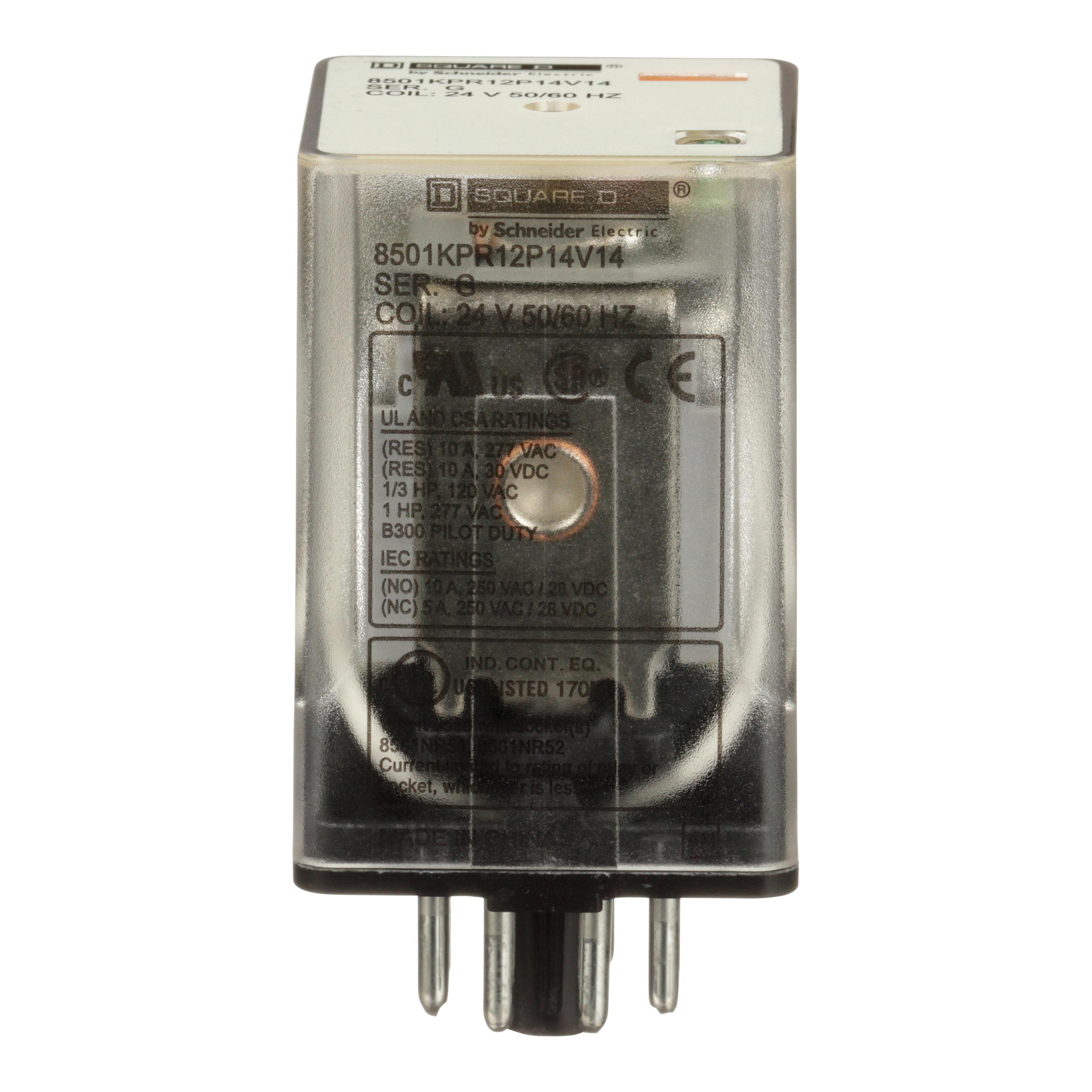 Square D™ 8501KPR12P14V14 General Purpose Relays