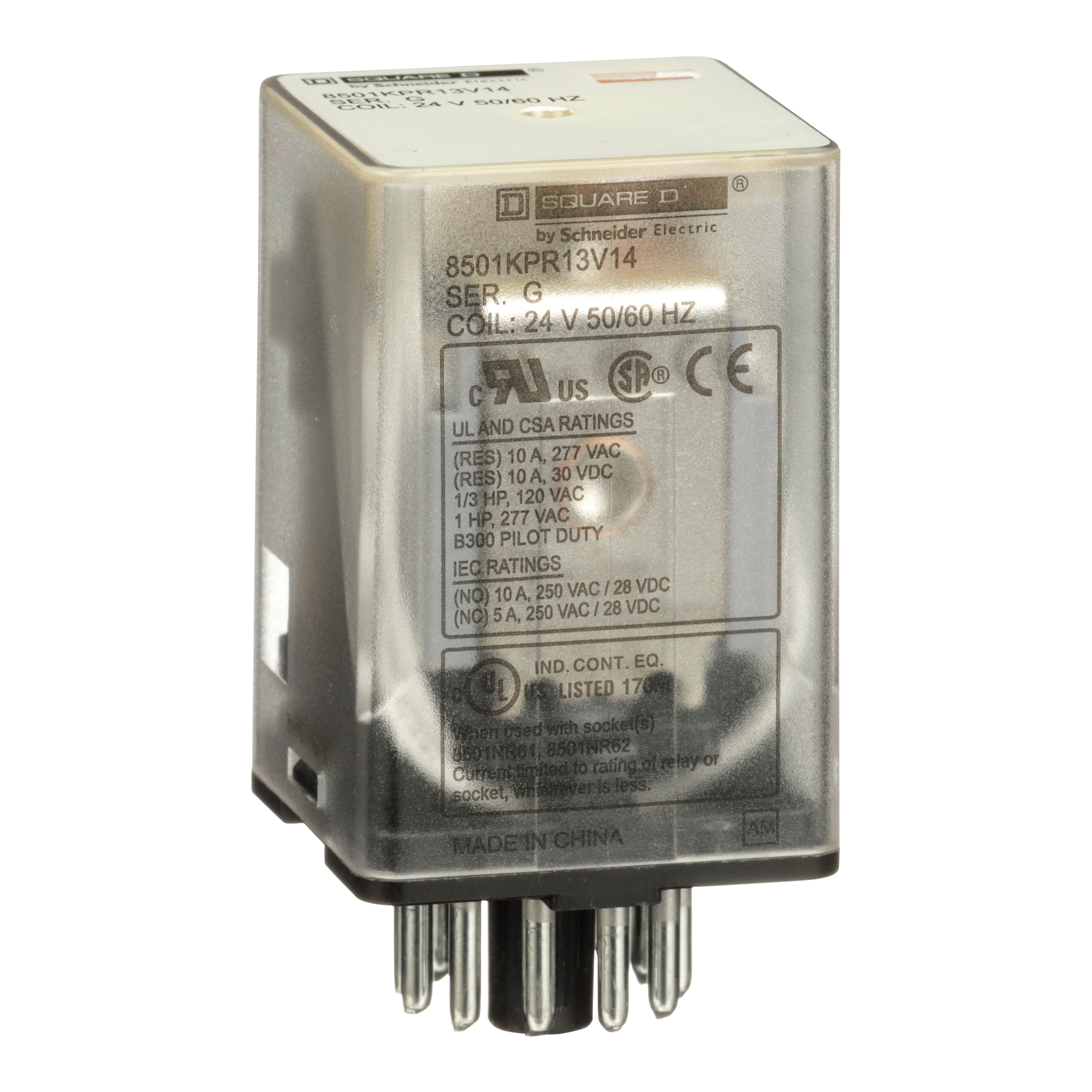 Square D™ 8501KPR13V14 General Purpose Relays