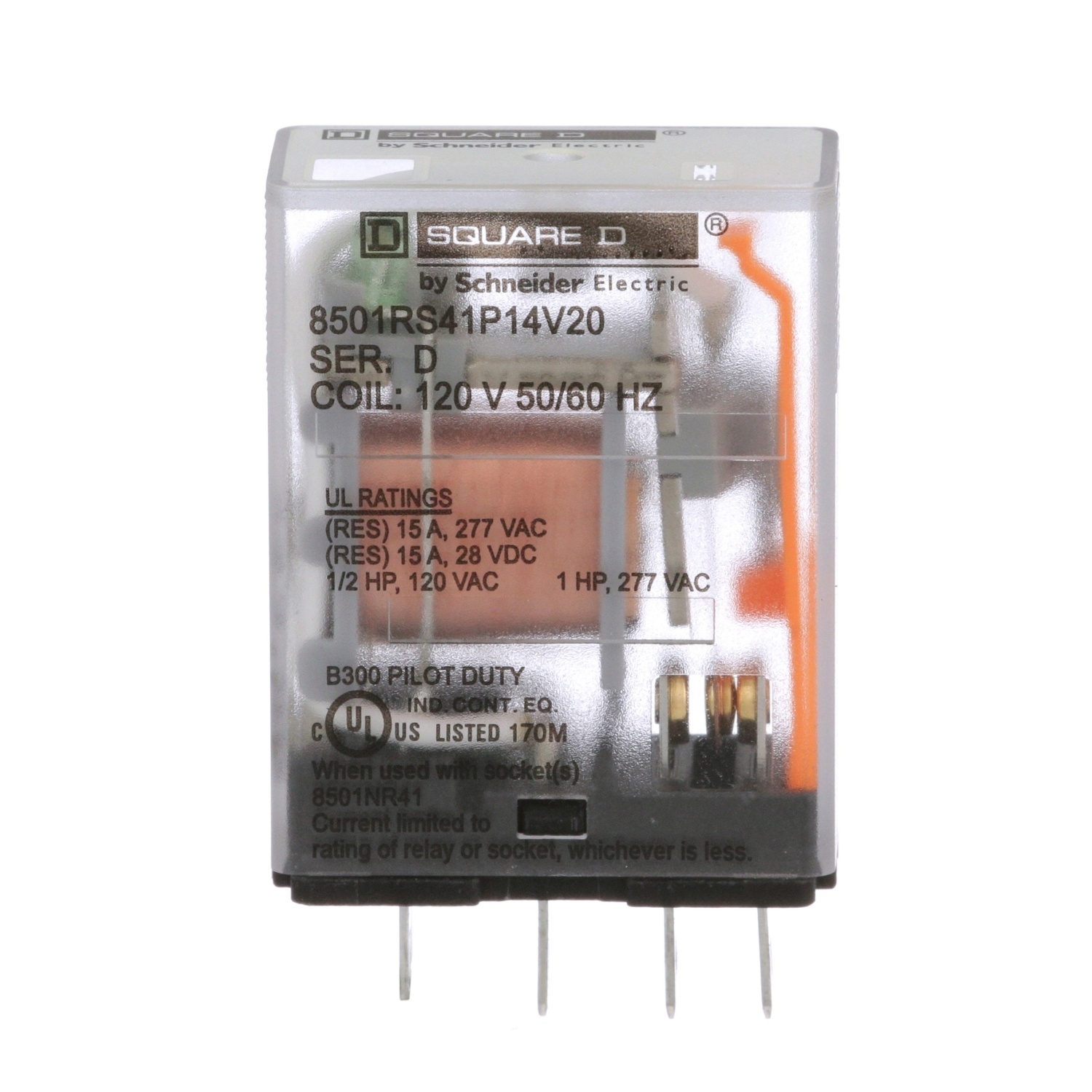 Square D™ 8501RS41P14V20 General Purpose Relays